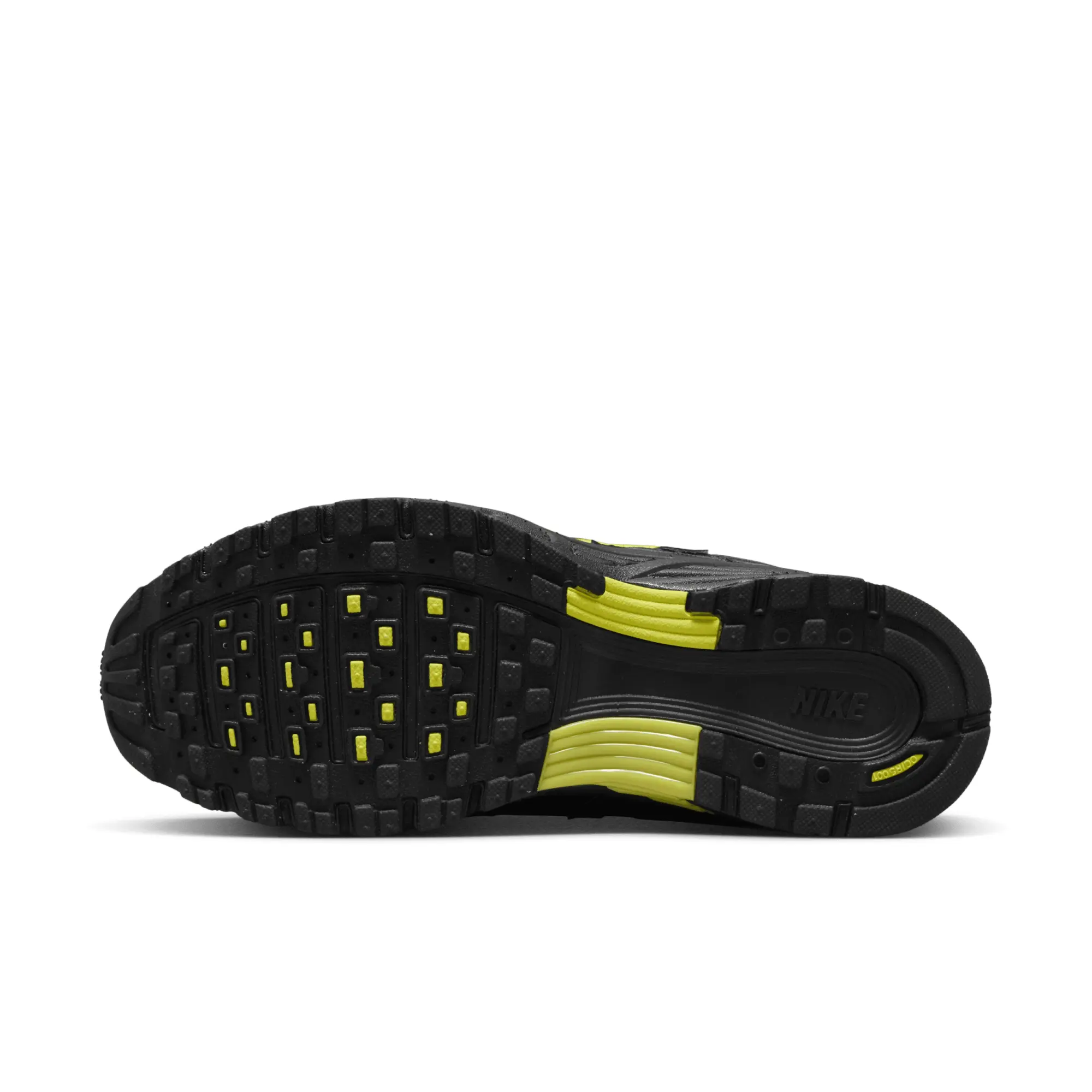 Nike P-6000 Unisex Trainers In Black And Voltage Green