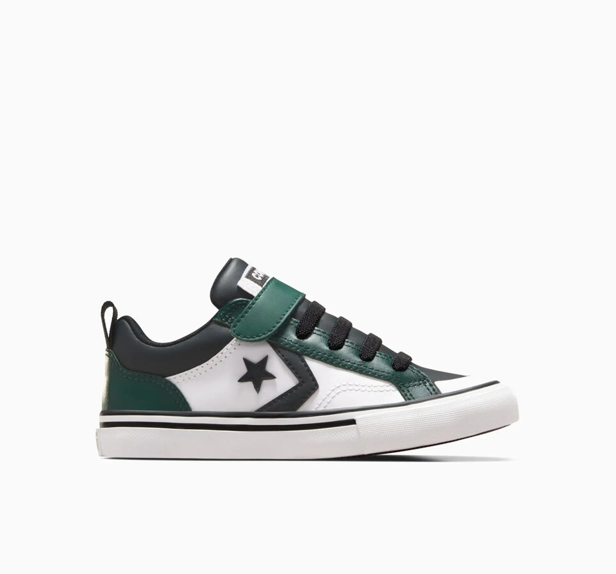 Converse Pro Blaze Easy-On Boys Junior in White & Green