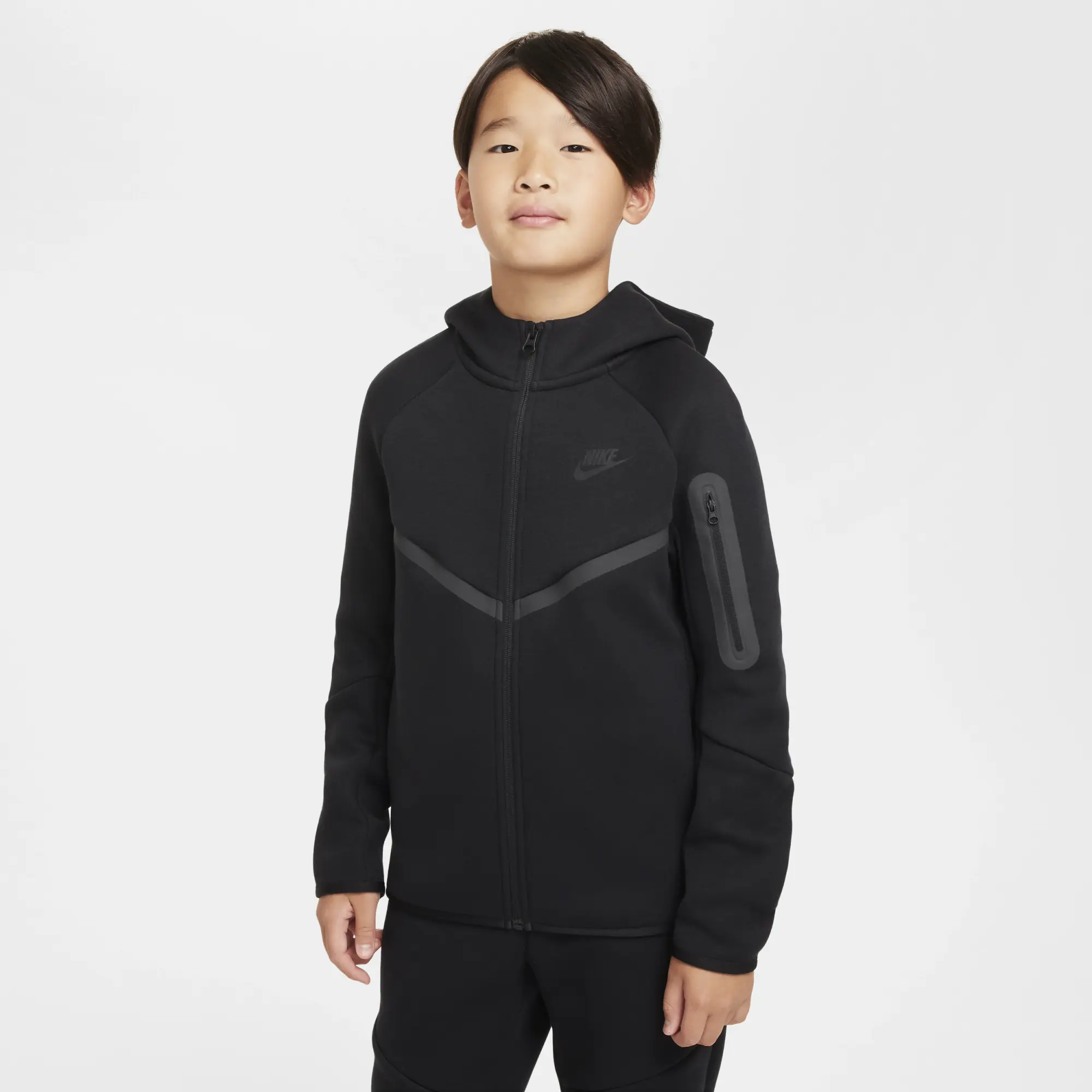 Nike Sportswear Older Kids Tech Fleece Full Zip Top 8 15Y