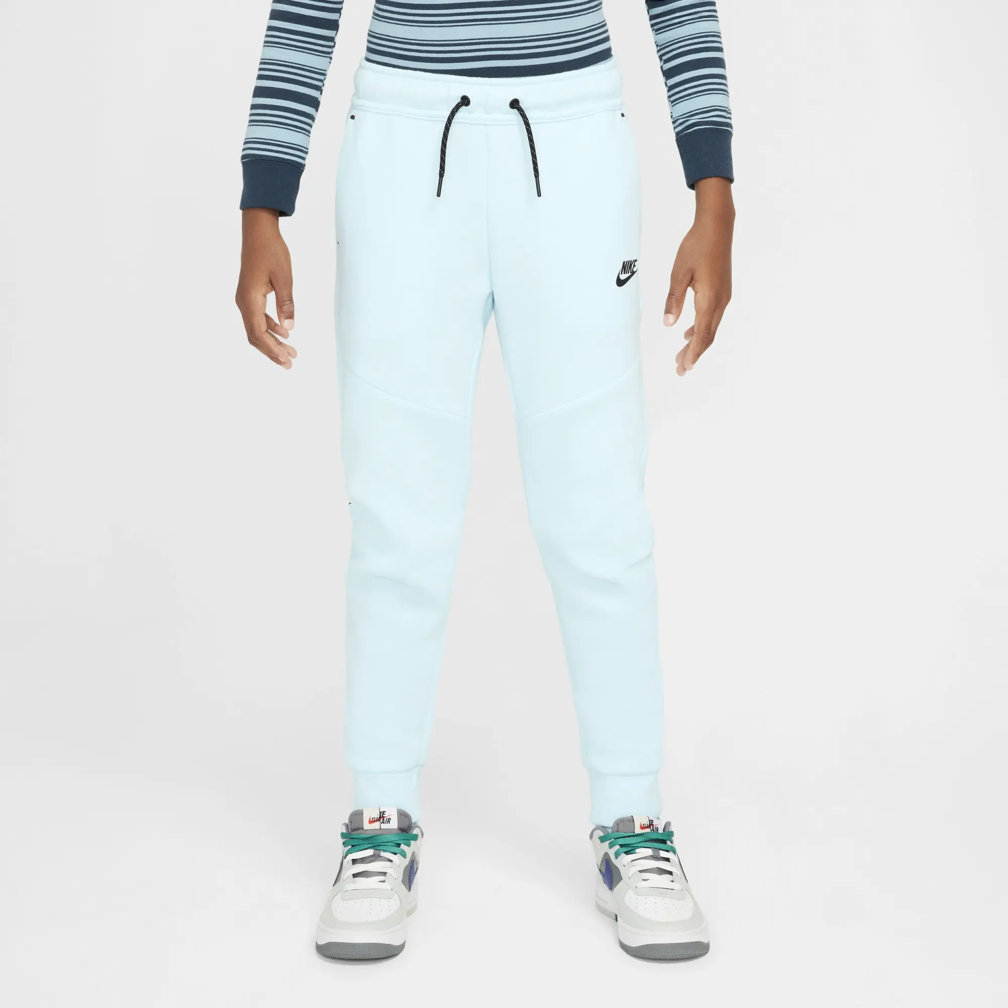 Nike Junior Tech Fleece Pant - Blue - Size L/B - Blue