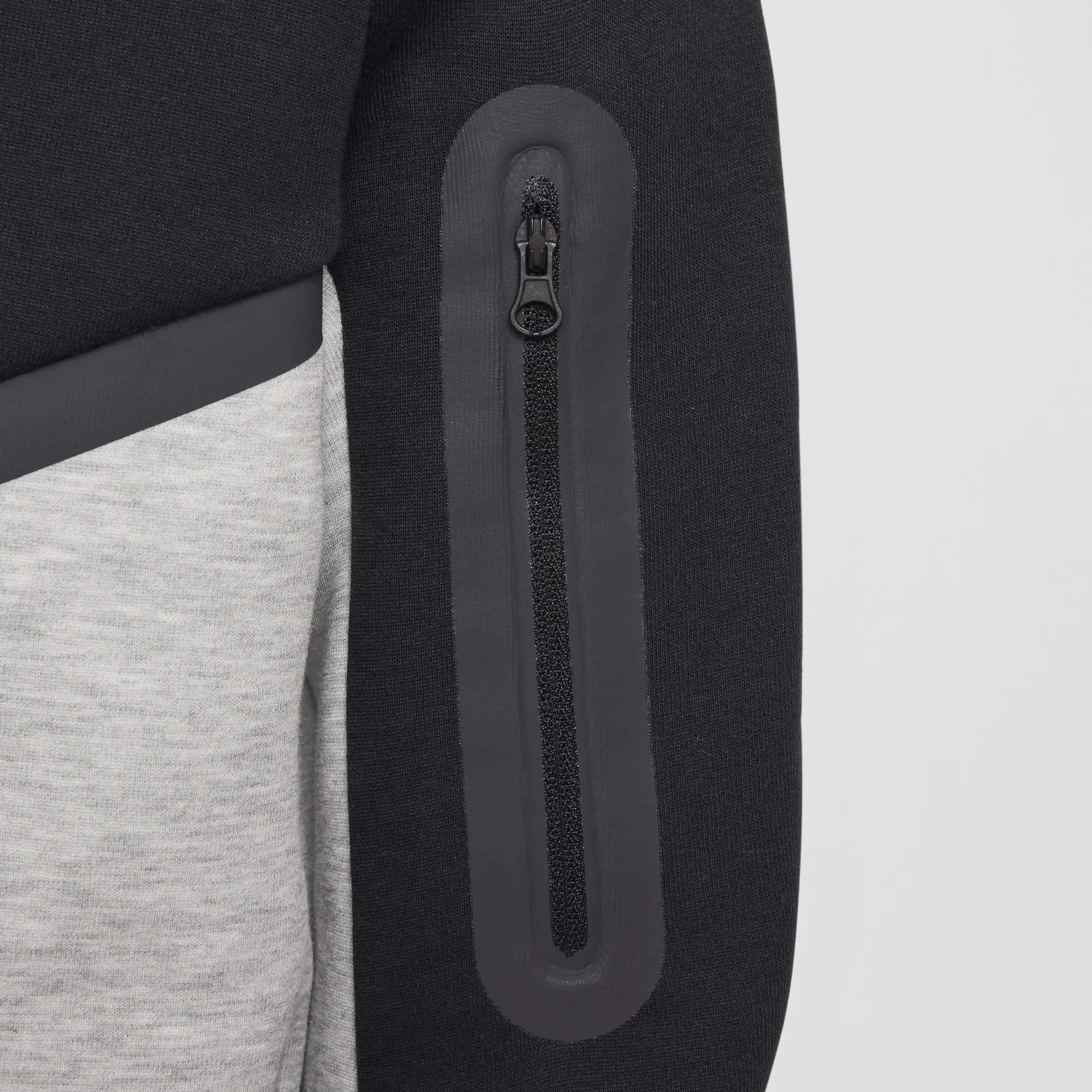 Nike Sportswear Tech Fleece Older Kids' Full-Zip Hoodie - Grey - Sustainable Blends Minimum