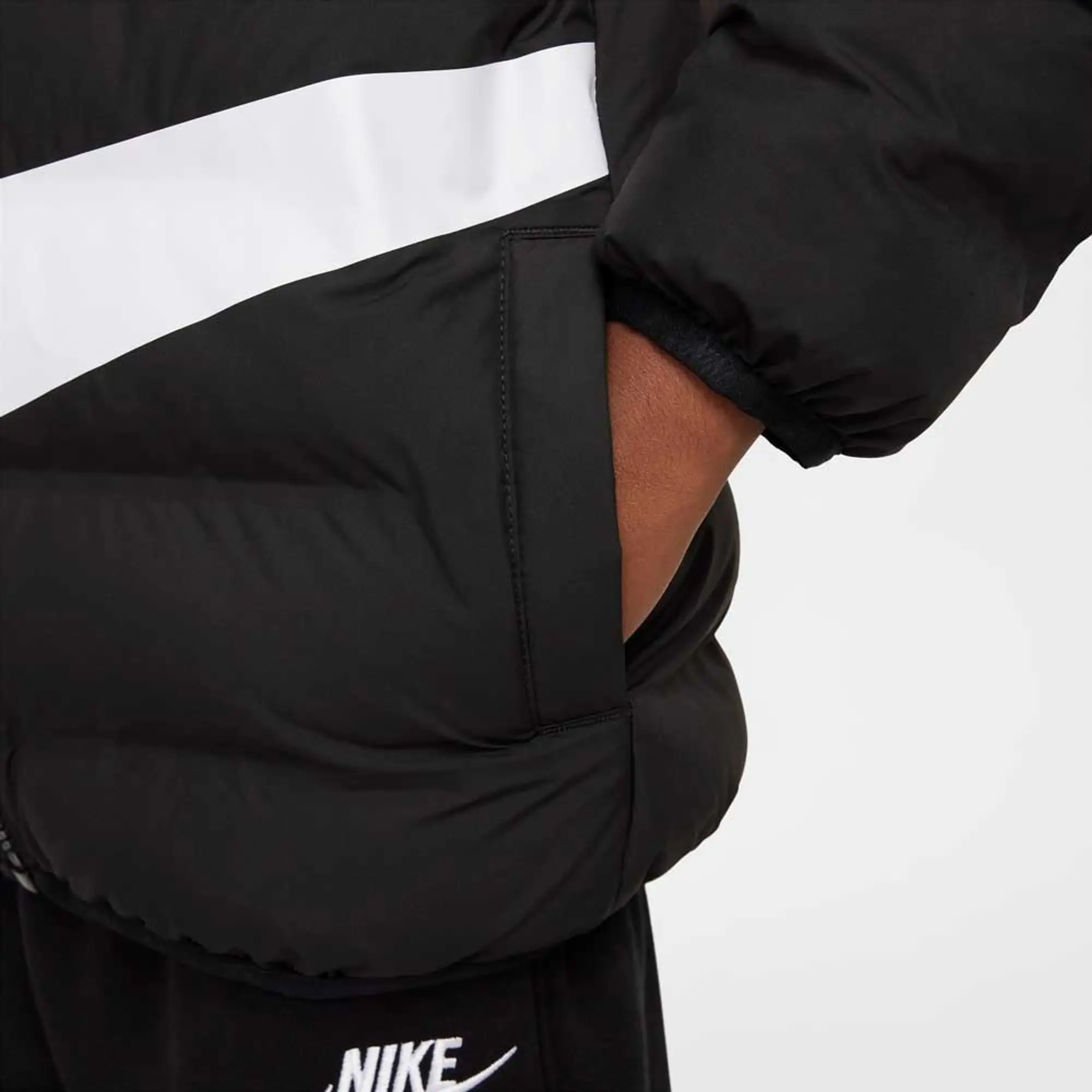 Nike Swoosh Unisex Jackets - Black