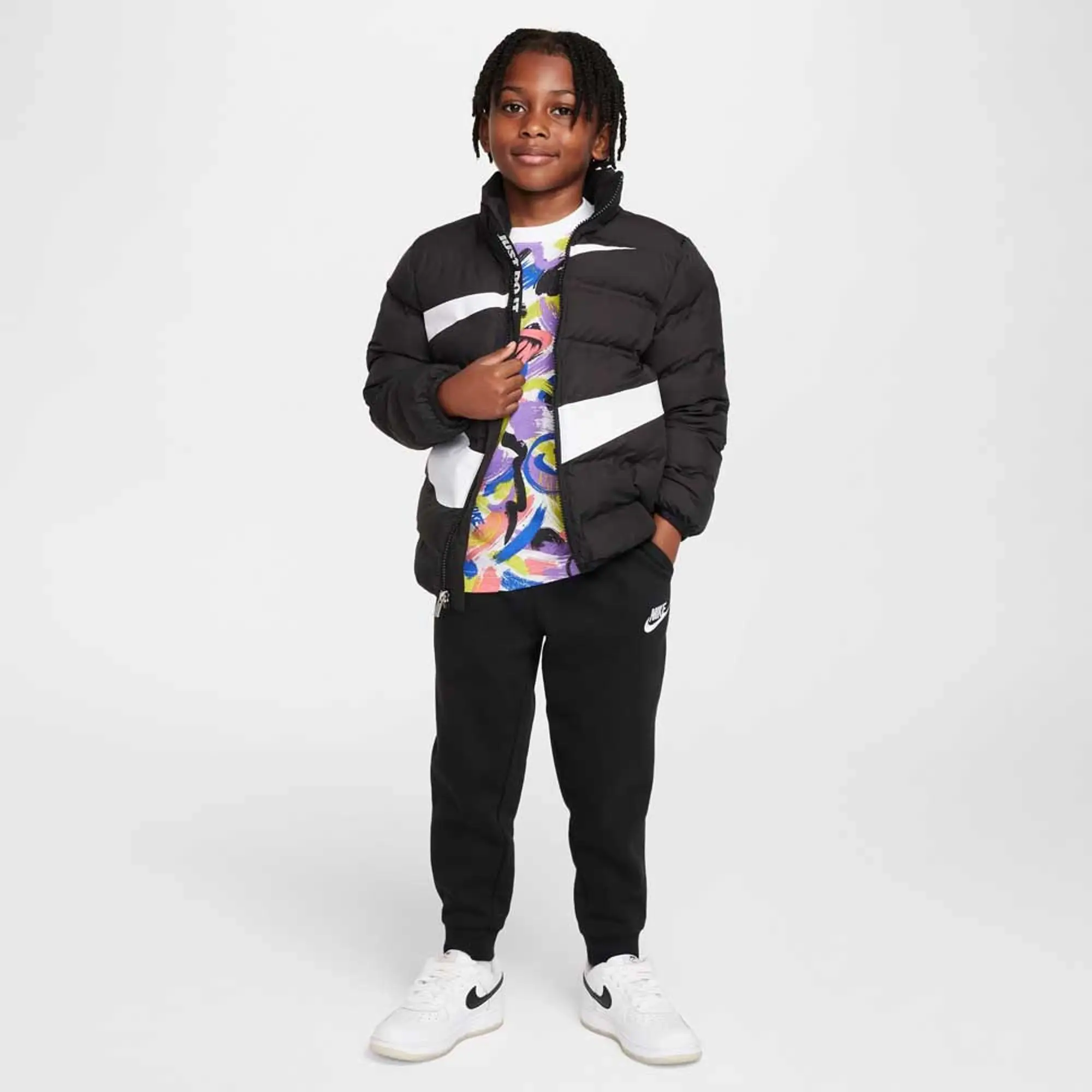 Nike Swoosh Unisex Jackets - Black