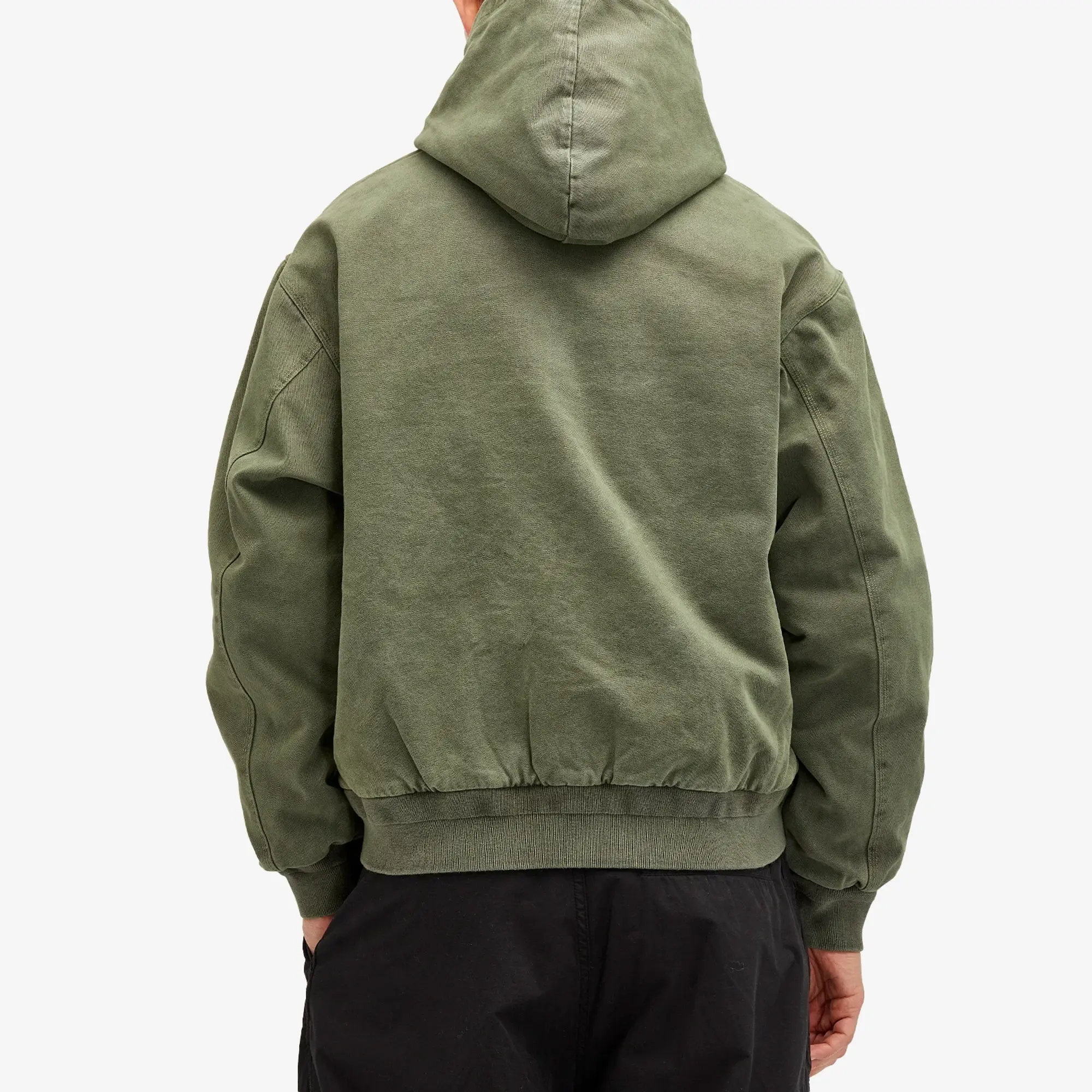 thisisneverthat Men's Overdyed Hooded Jacket Olive