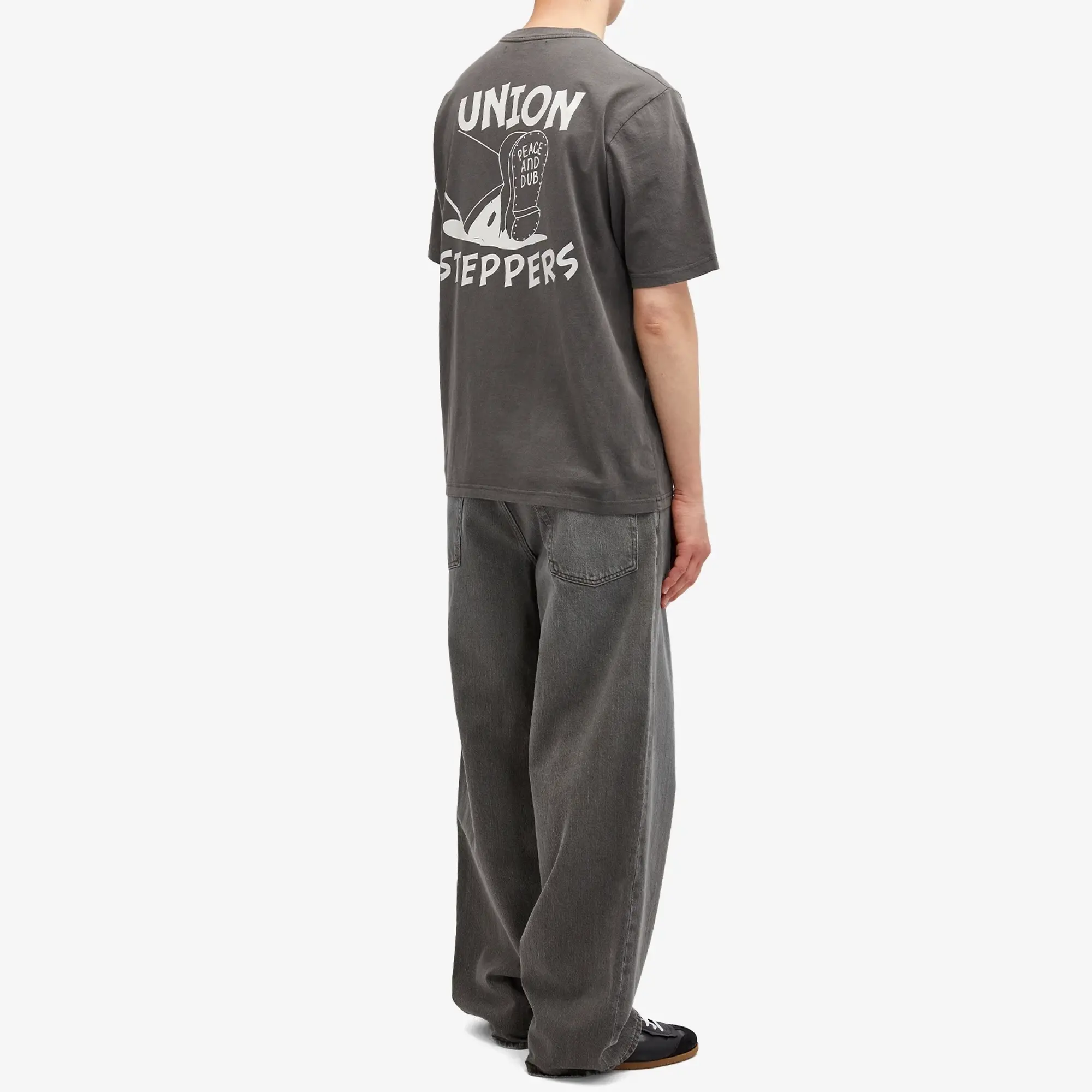 Union LA Men's Peace & Dub T-Shirt Vintage Black