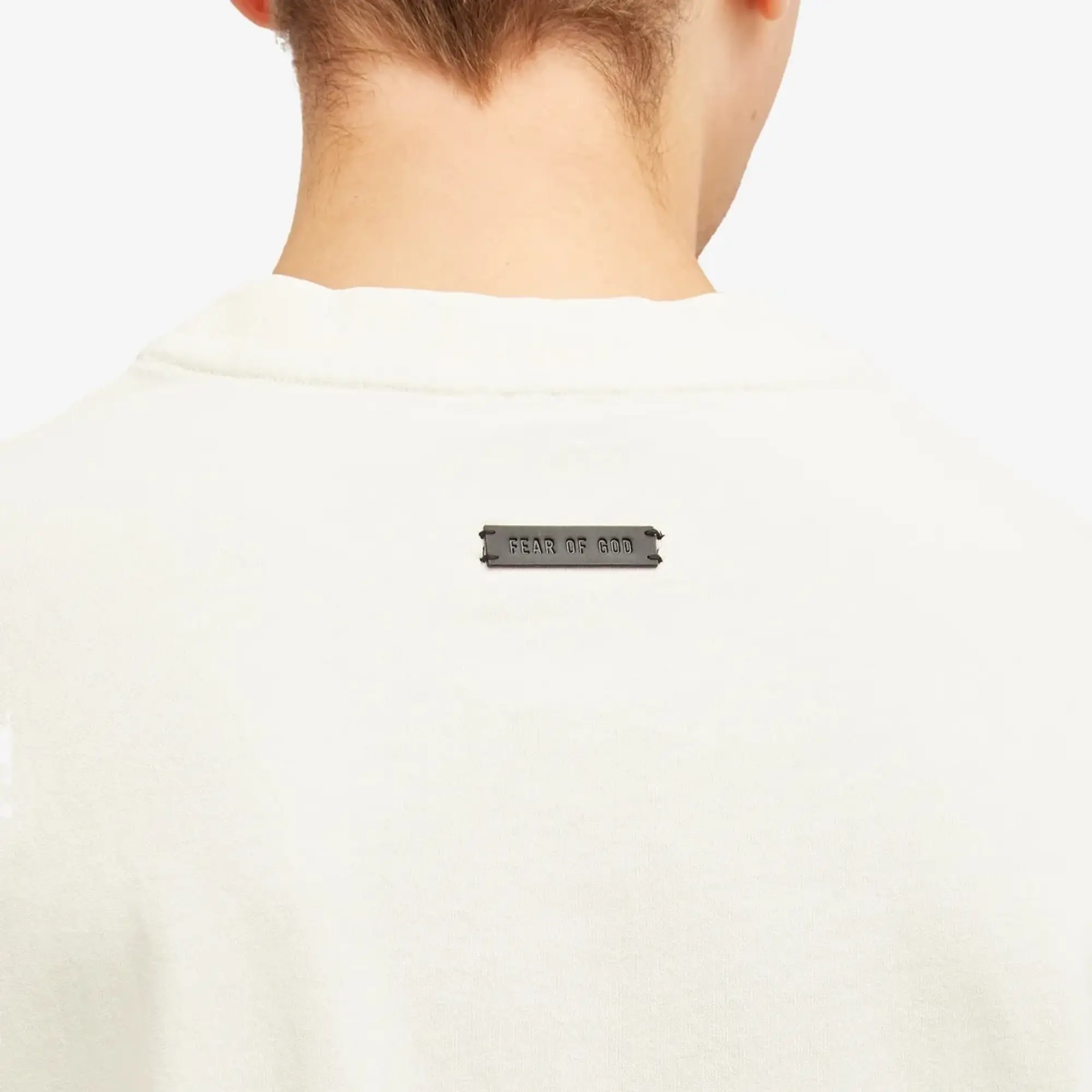 Fear of God Men's 8 Print Short Sleeved T-Shirt Cream