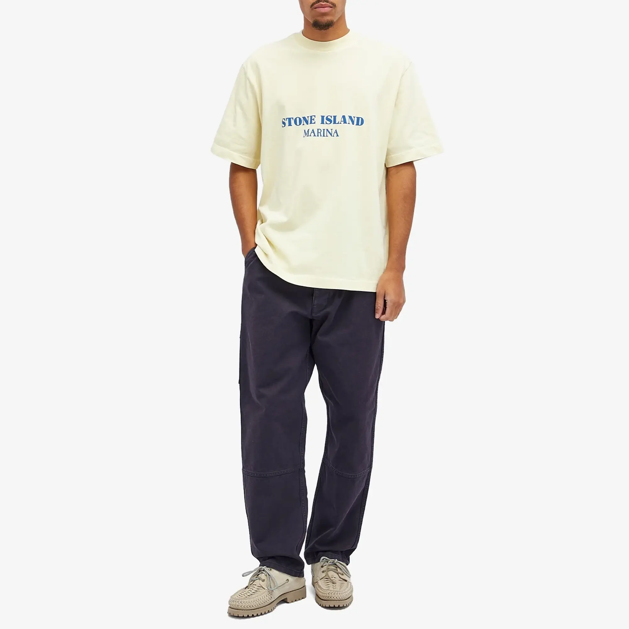 Stone Island Men's Marina Chino Trousers Ink