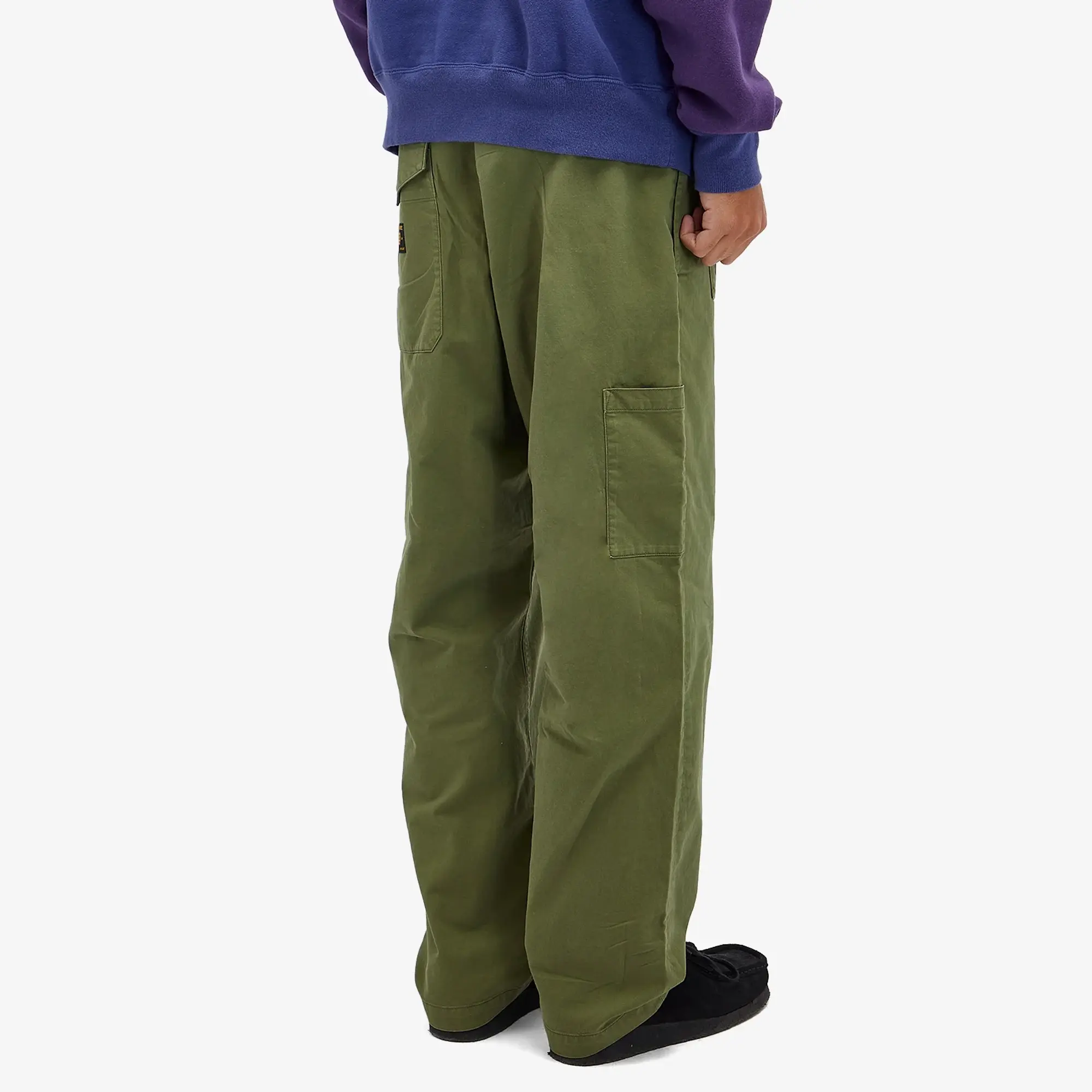 Human Made Men's Straight Cargo Pants Olive