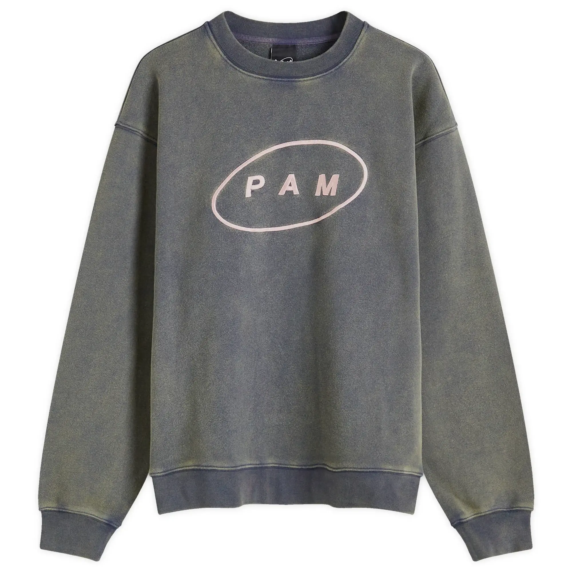 P.A.M. Men's Ellipse Crew Sweatshirt Sandwash True Blue