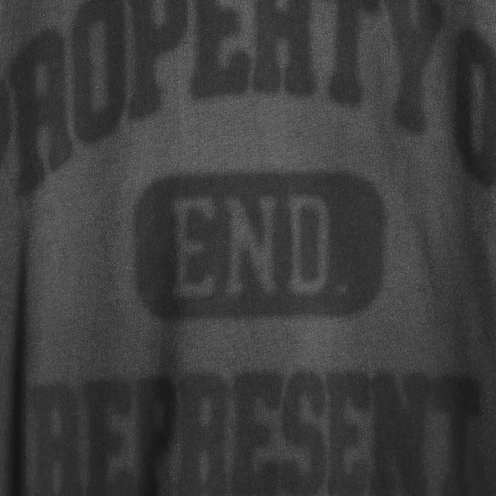 END. x Represent Property Of T-Shirt Stained Black