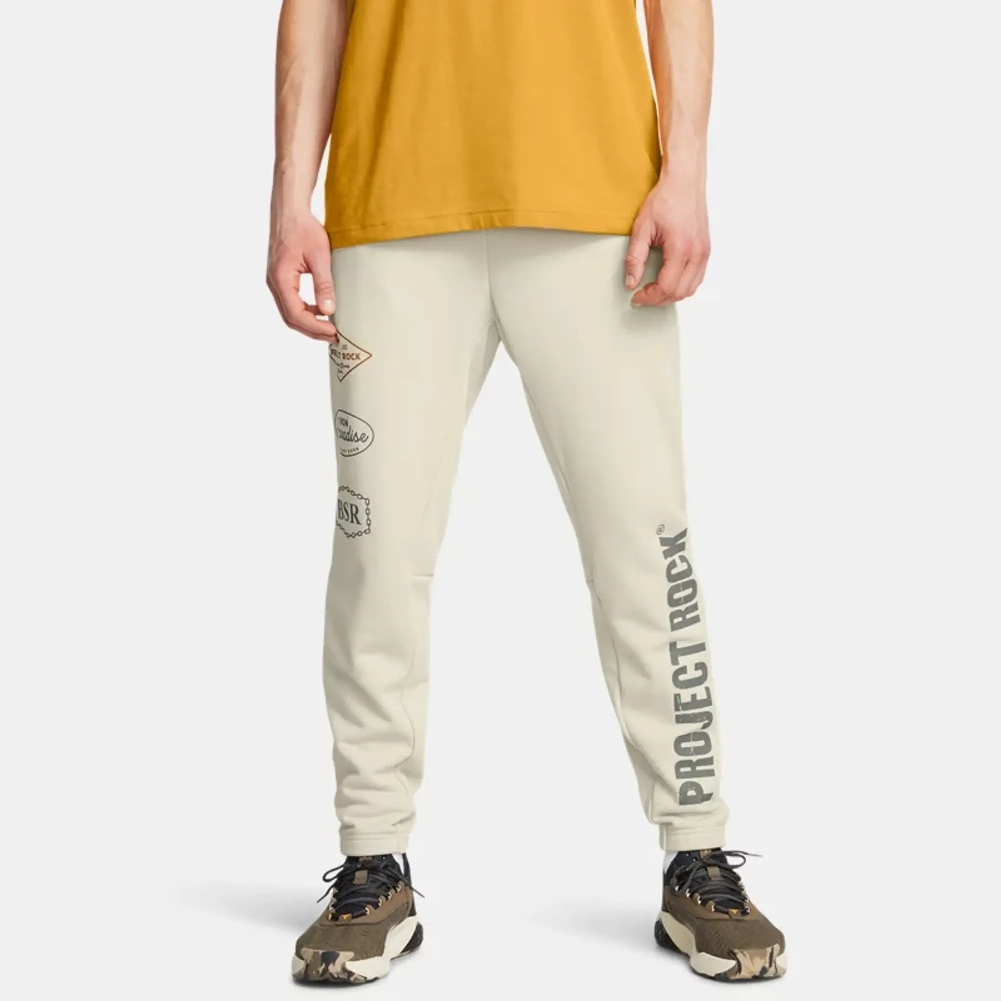 Under Armour Men's Project Rock Heavyweight Tools Of The Trade Pants Silt / Clay Green XXL