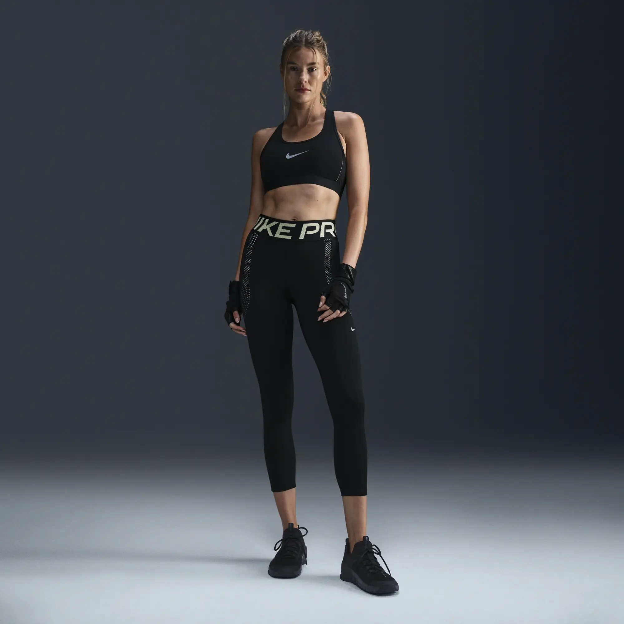 Silver nike leggings hotsell
