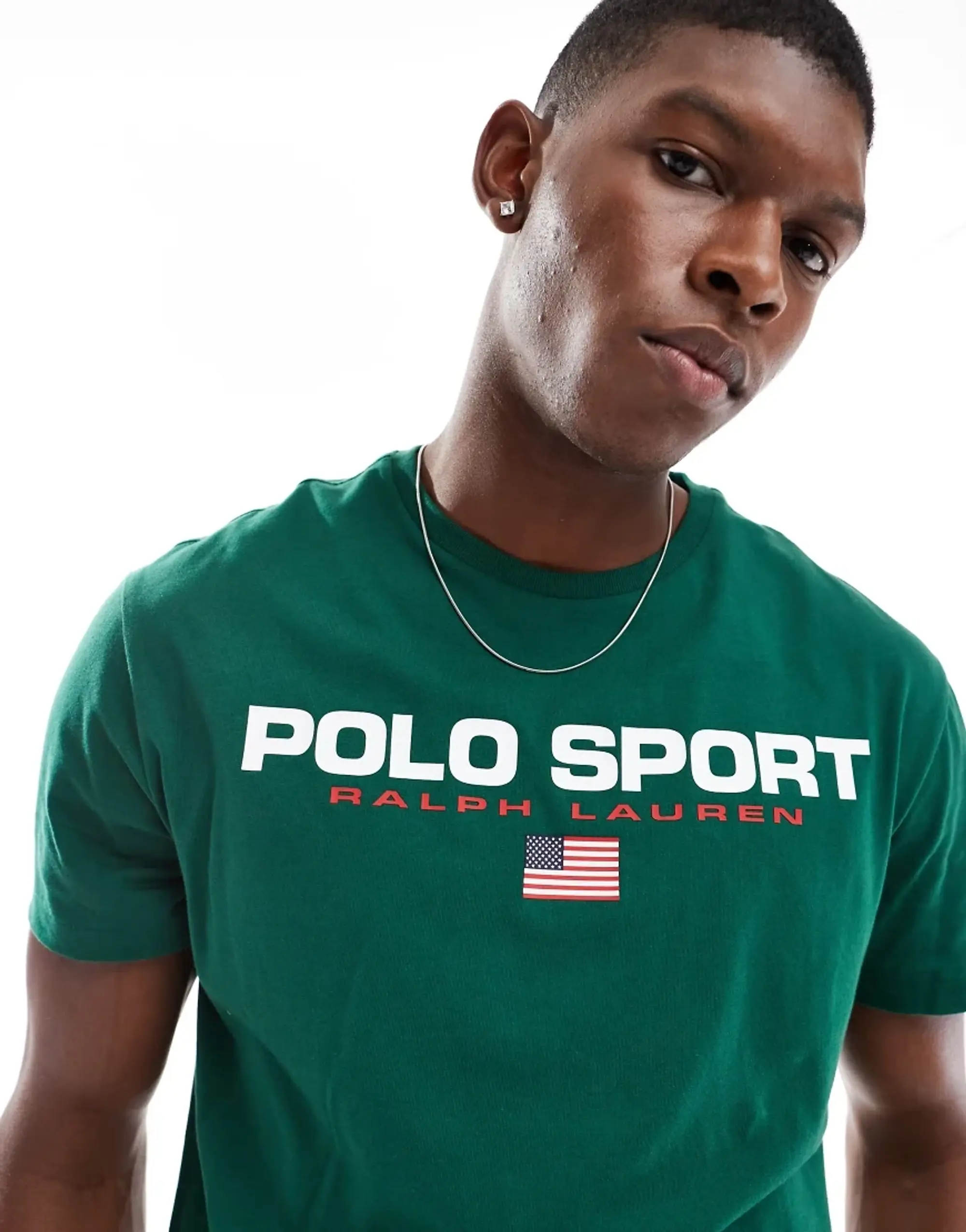 Polo Ralph Lauren Polo Sport Large Logo T-Shirt - Green - Mens