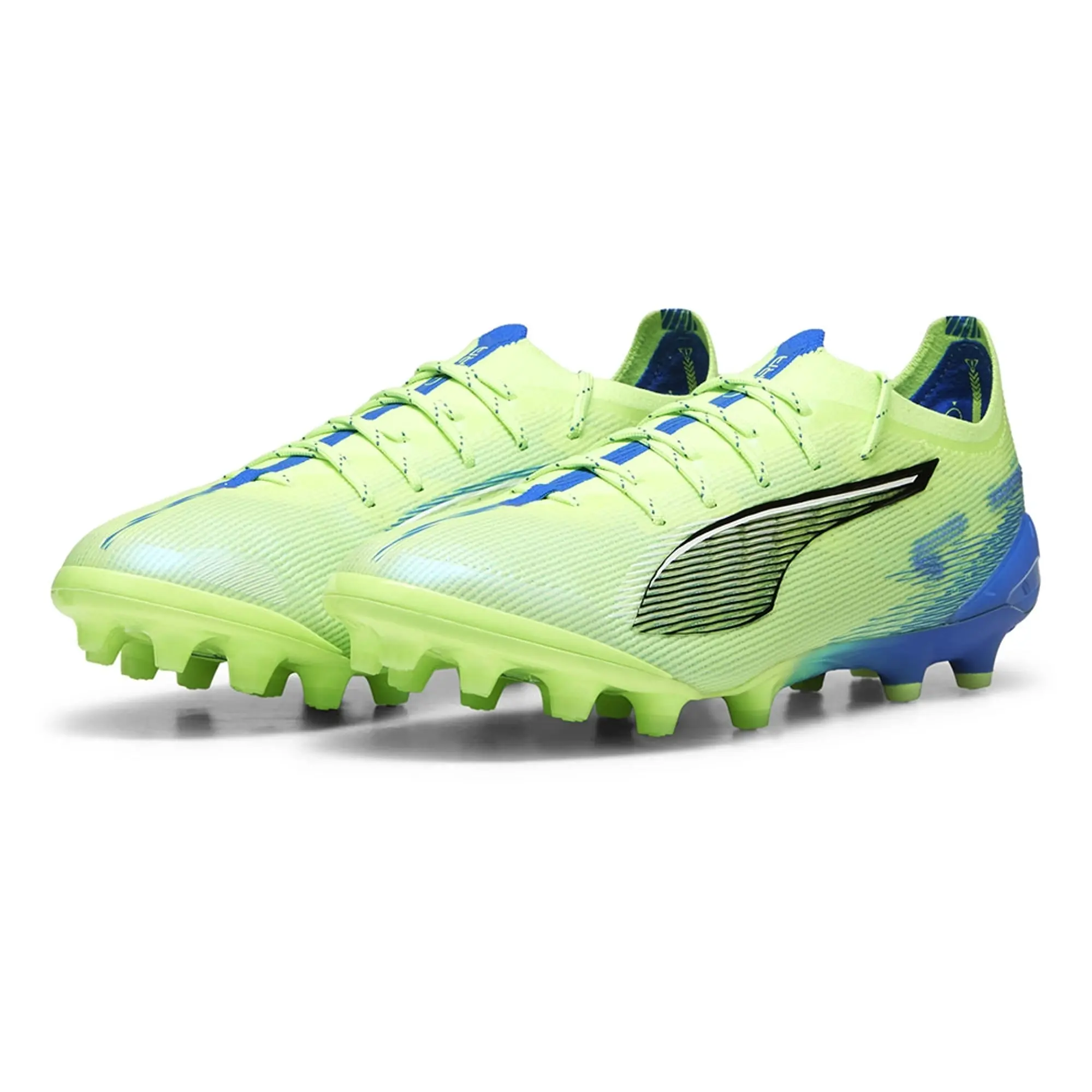 Puma Ultra 5 Ultimate Ag Lights Out - Fizzy Apple/Puma White/Bluemazing  - ['Green']