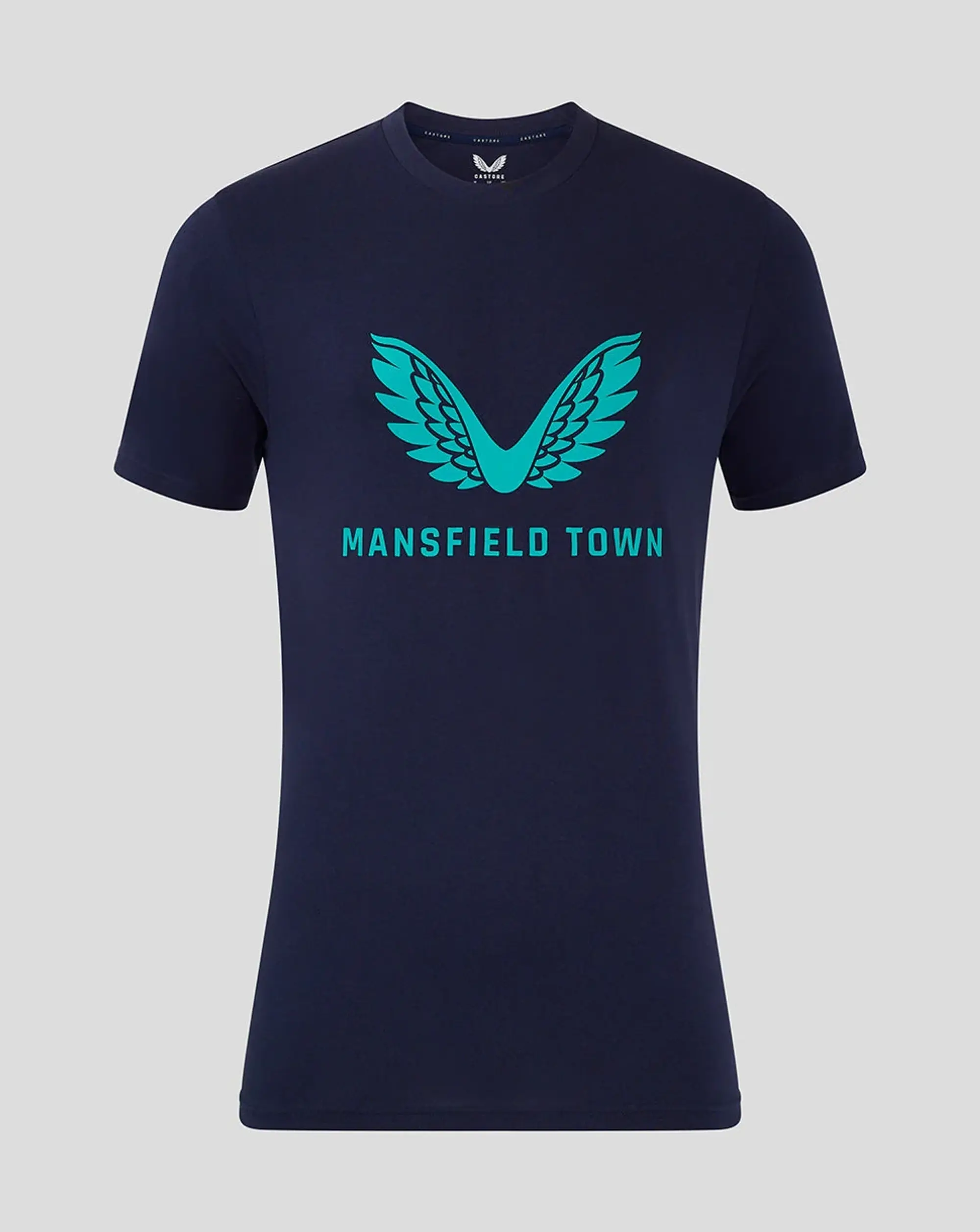 Castore Mansfield Men's 24/25 Training Logo Tee - Light Blue