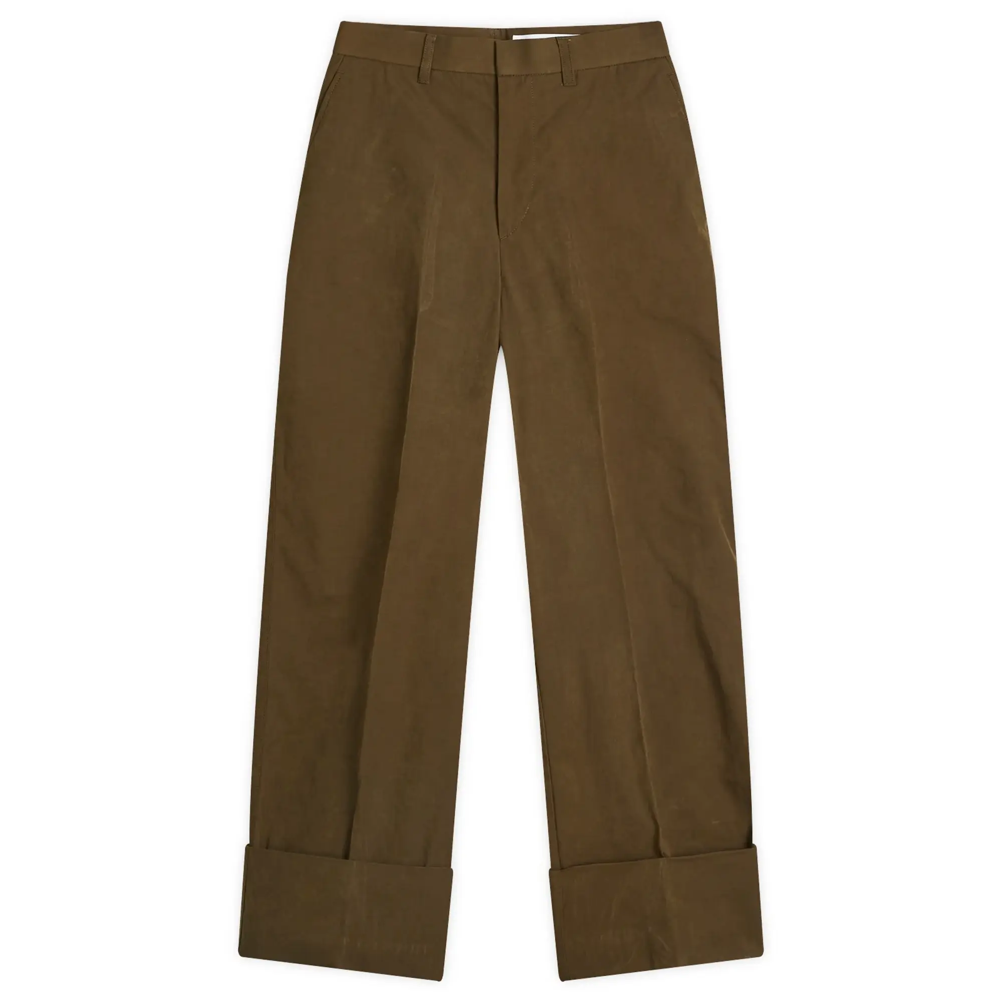 TOGA Women's Polyester cotton pants Khaki