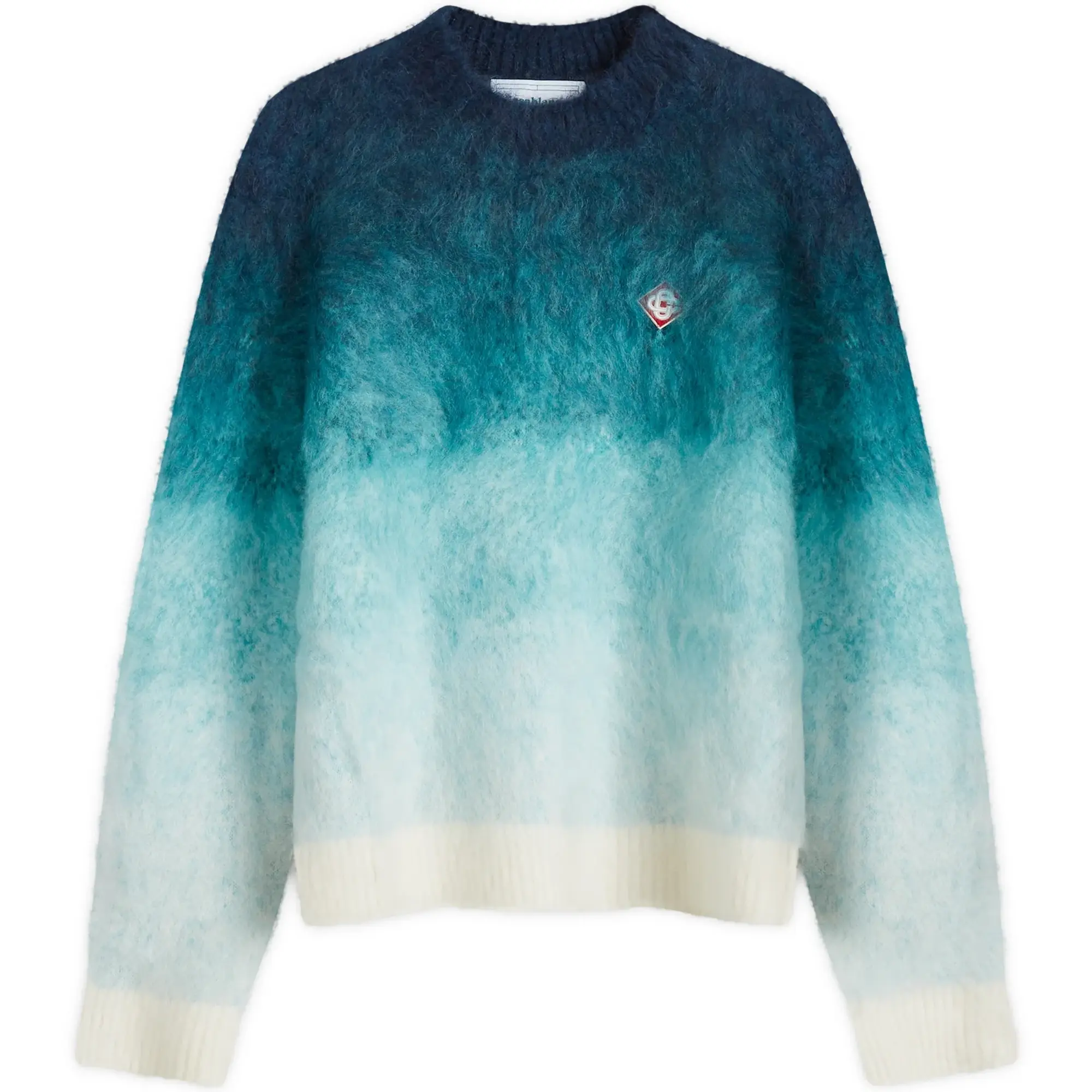 Casablanca Men's Gradient Mohair Jumper Midnight Gradient