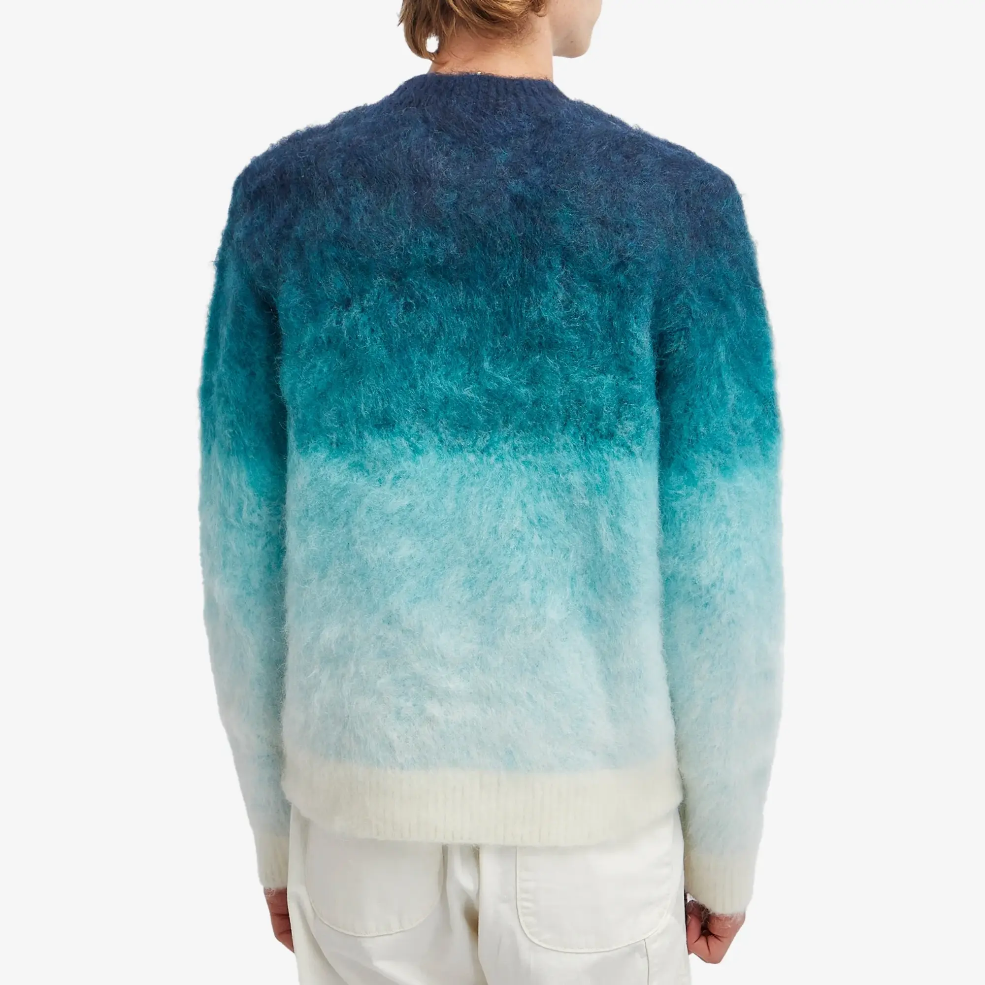 Casablanca Men's Gradient Mohair Jumper Midnight Gradient
