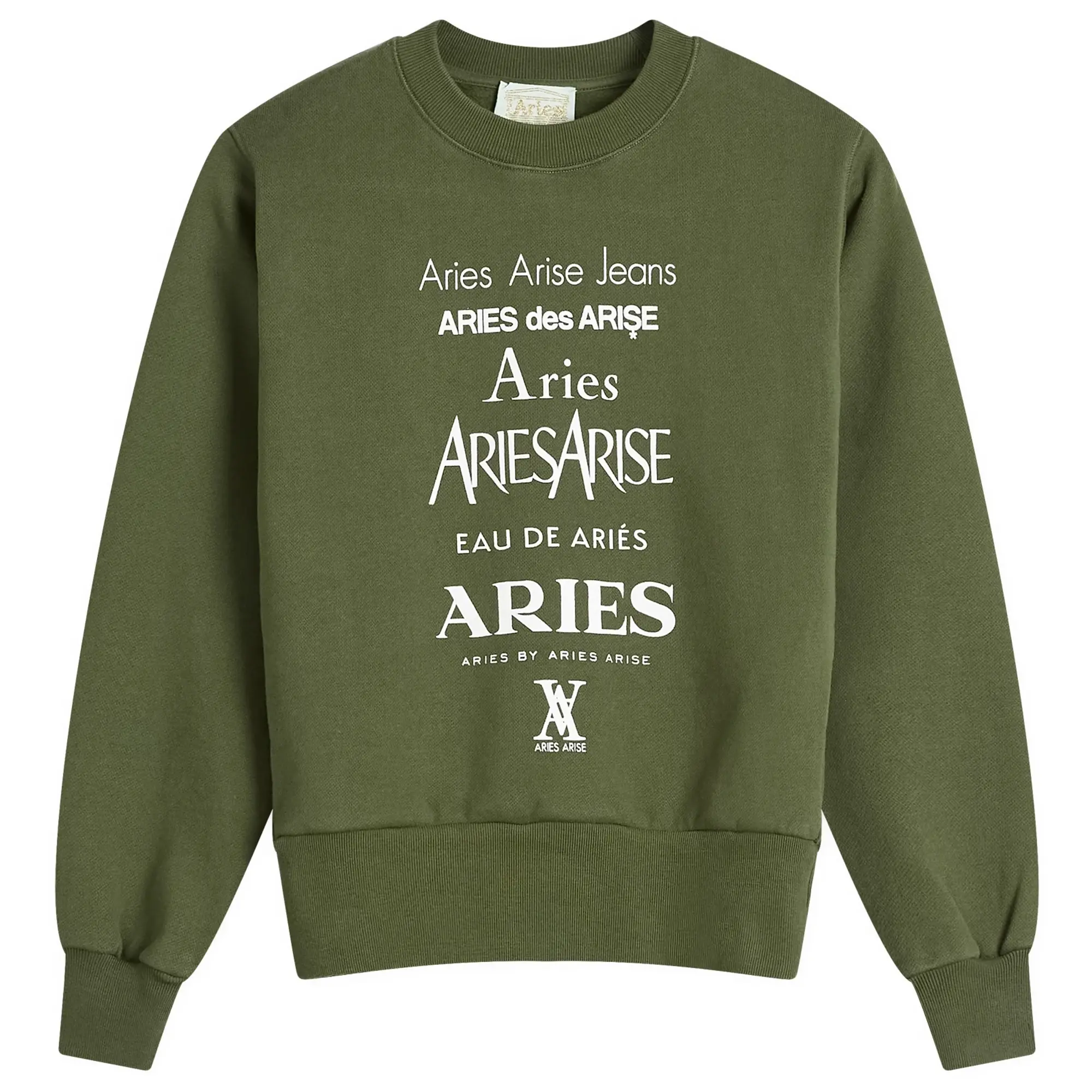 Aries Women's Baby Fit Perfume Sweatshirt Forest Green