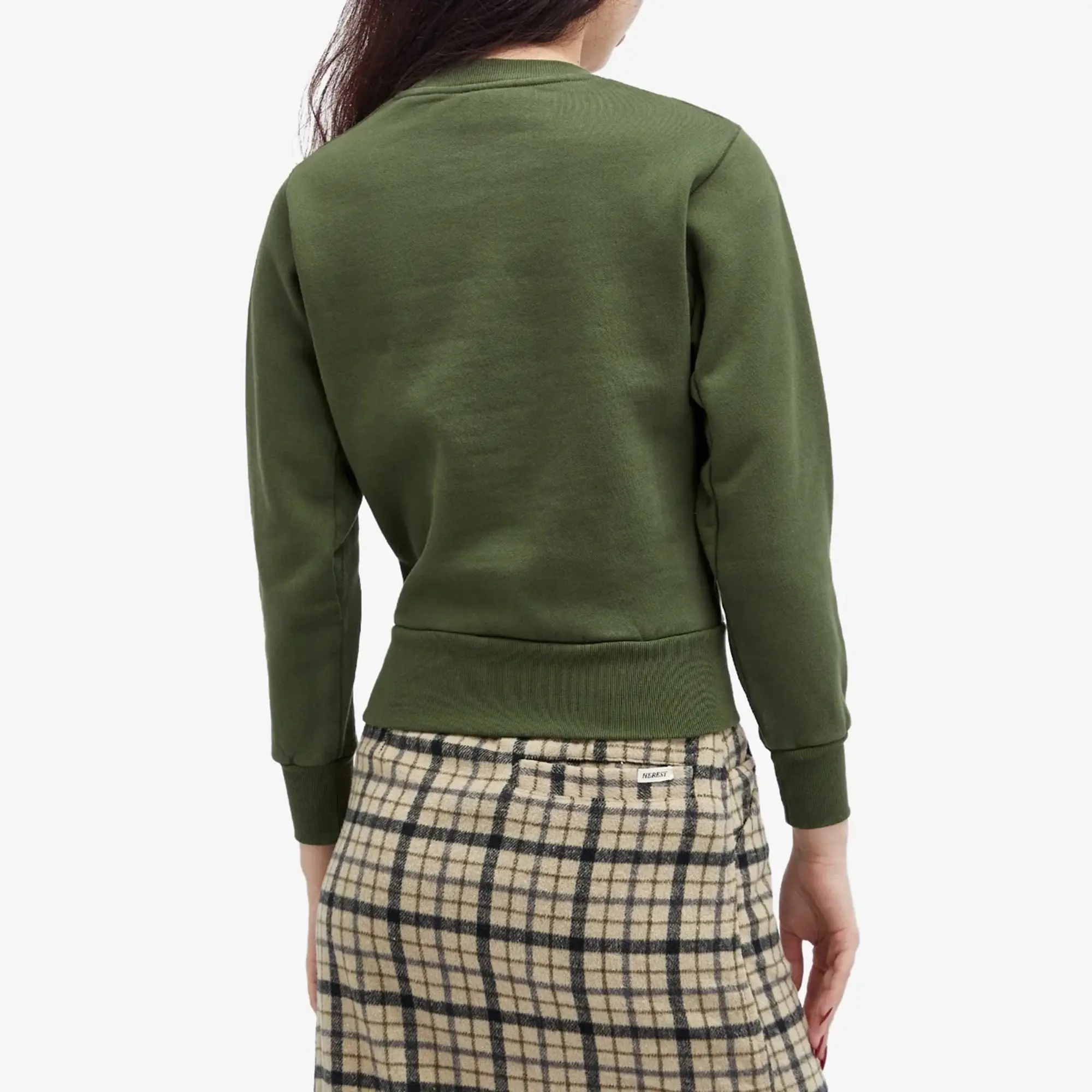 Aries Women's Baby Fit Perfume Sweatshirt Forest Green