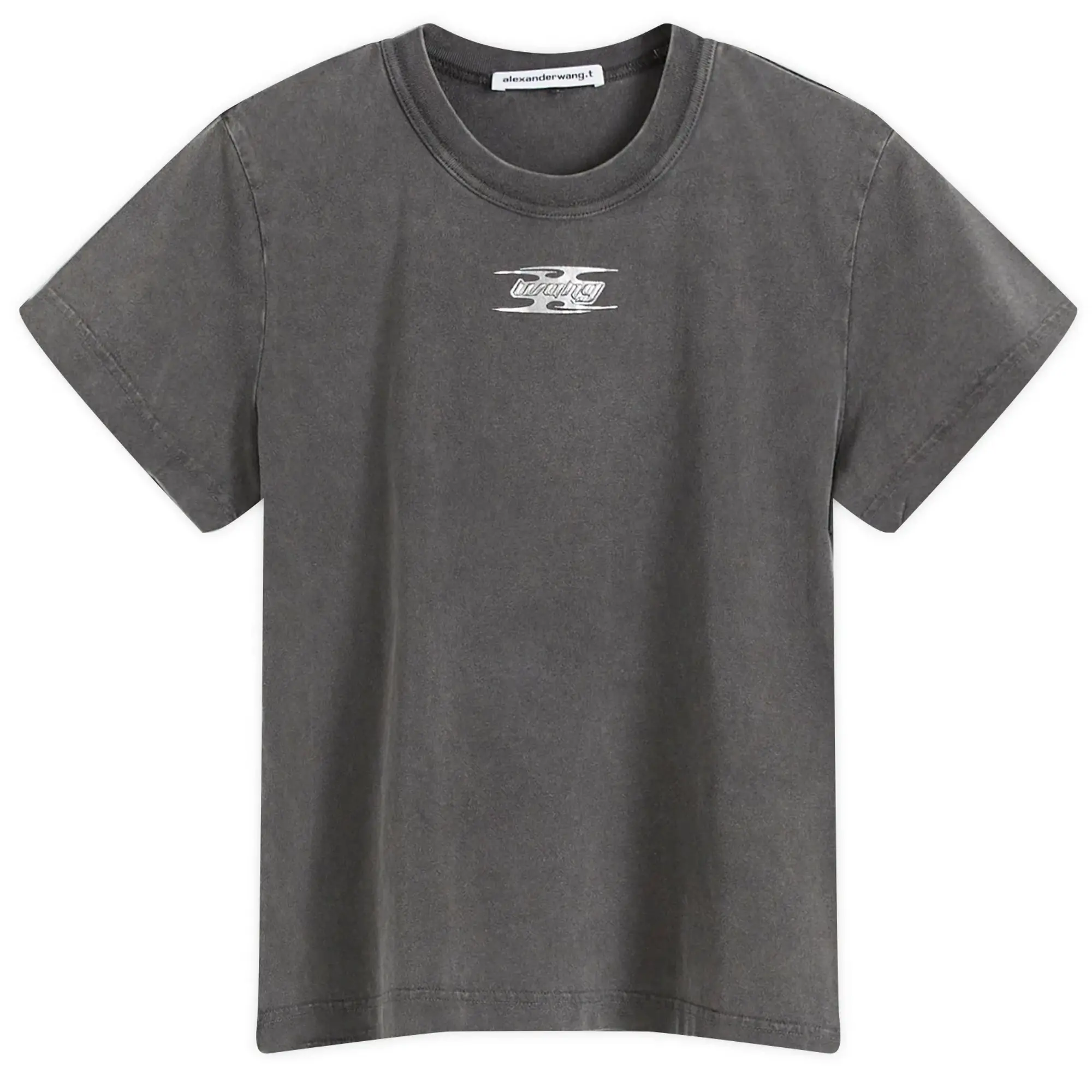 Alexander Wang Women's Logo Graphic Print T-shirt Washed Cedar