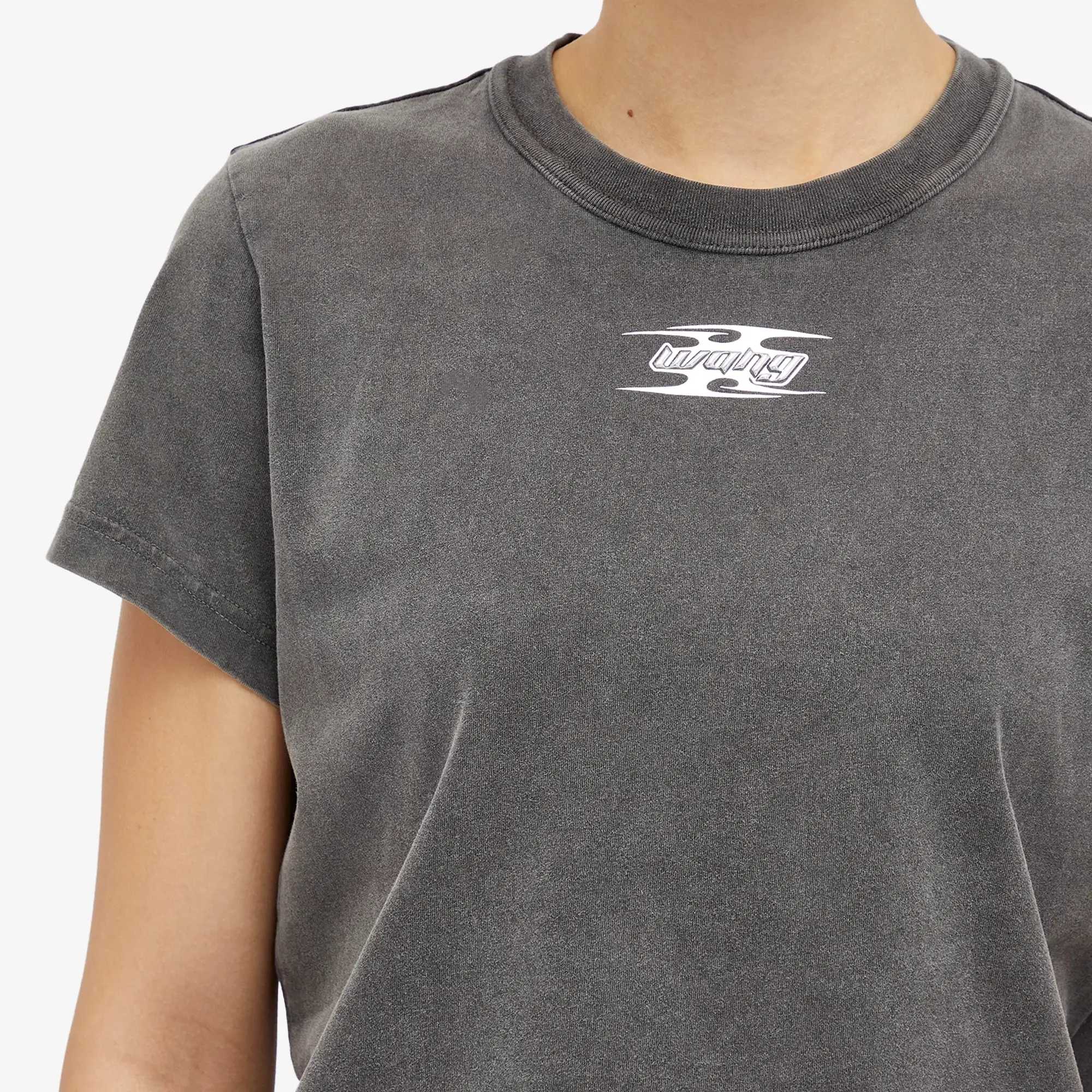 Alexander Wang Women's Logo Graphic Print T-shirt Washed Cedar
