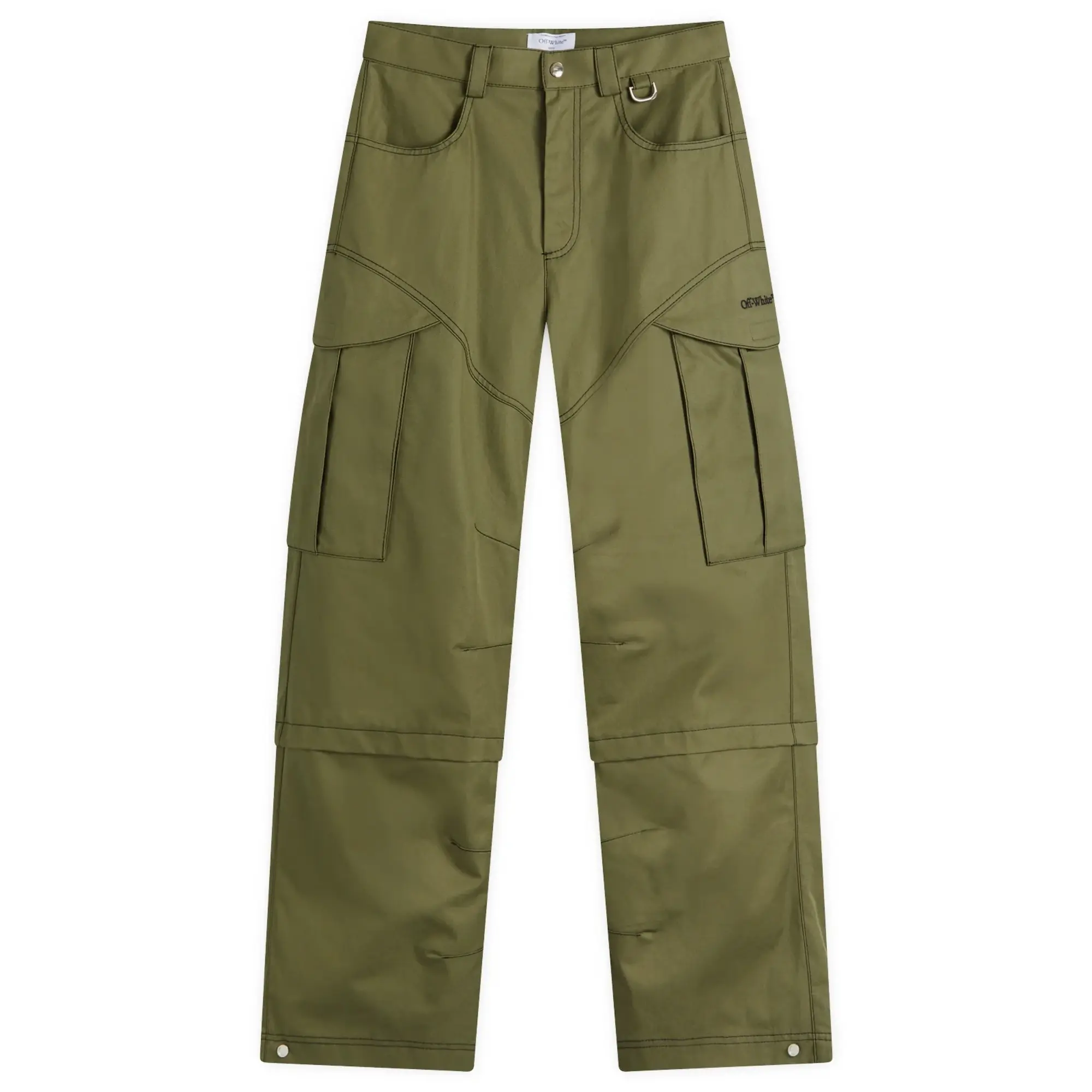 Off-White Men's Cargo Pants Green