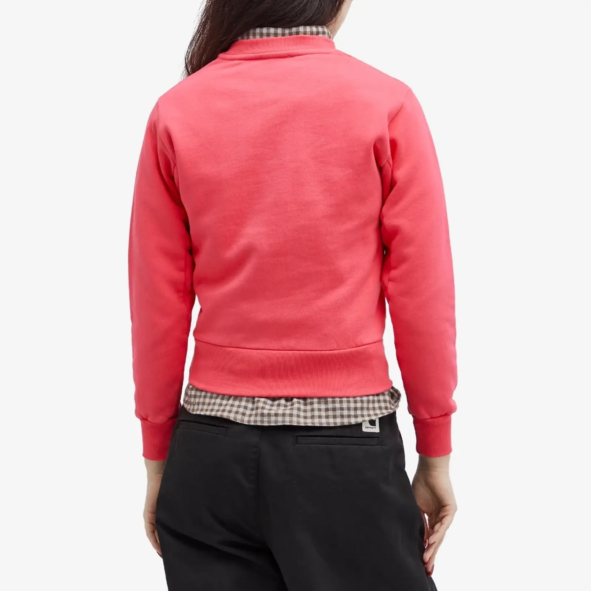 Aries Women's Baby Fit J'Adoro Sweatshirt Magenta