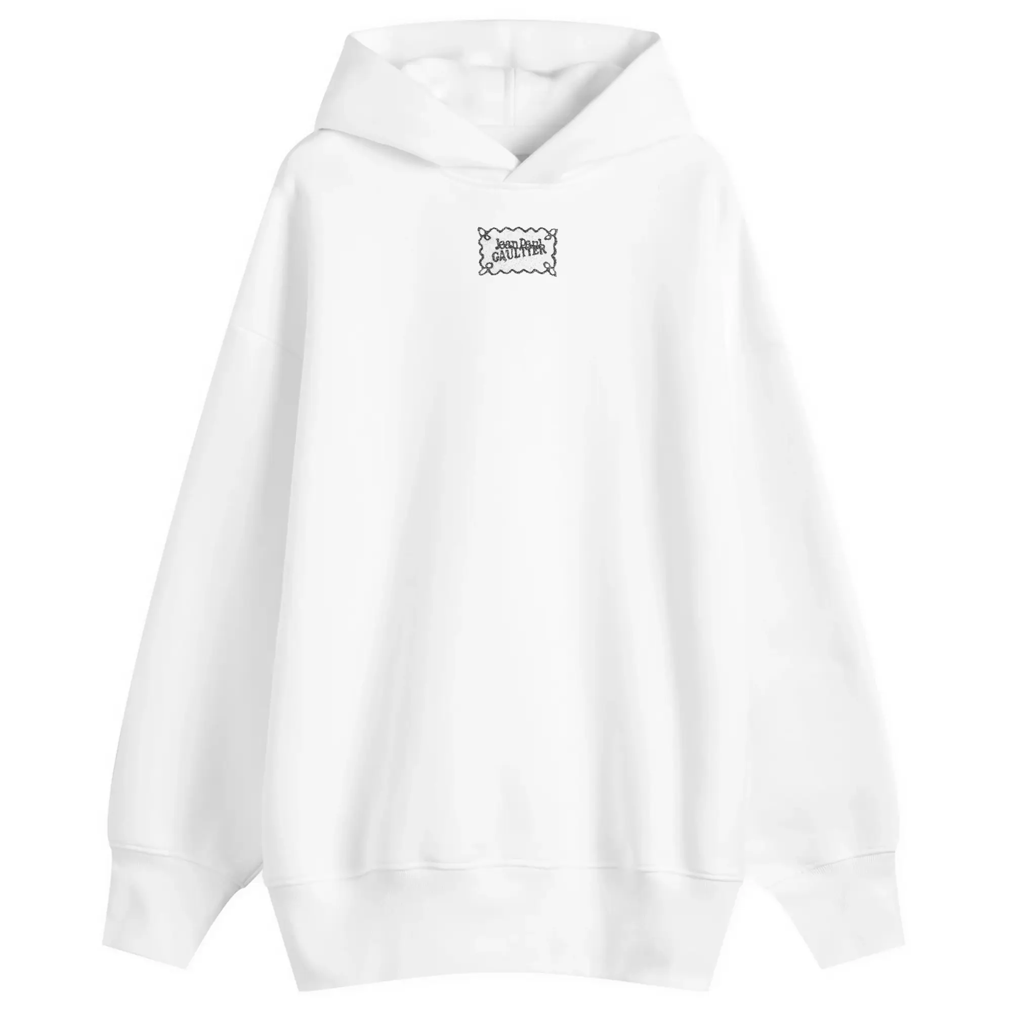 Jean Paul Gaultier Women's Oversized Hoodie White&Black