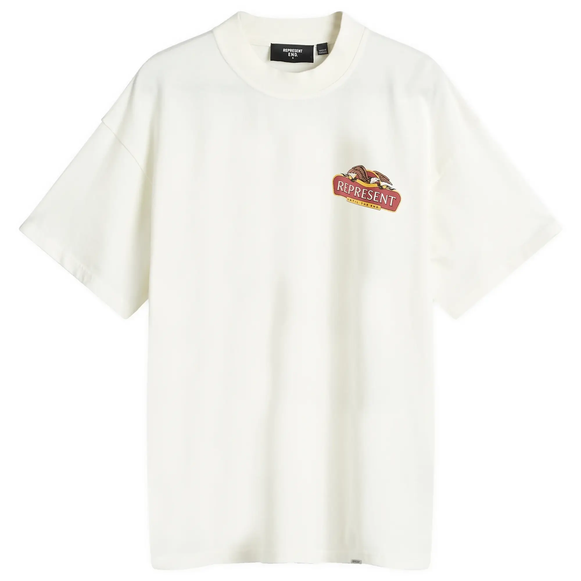 END. x Represent Eagles T-Shirt Flat White