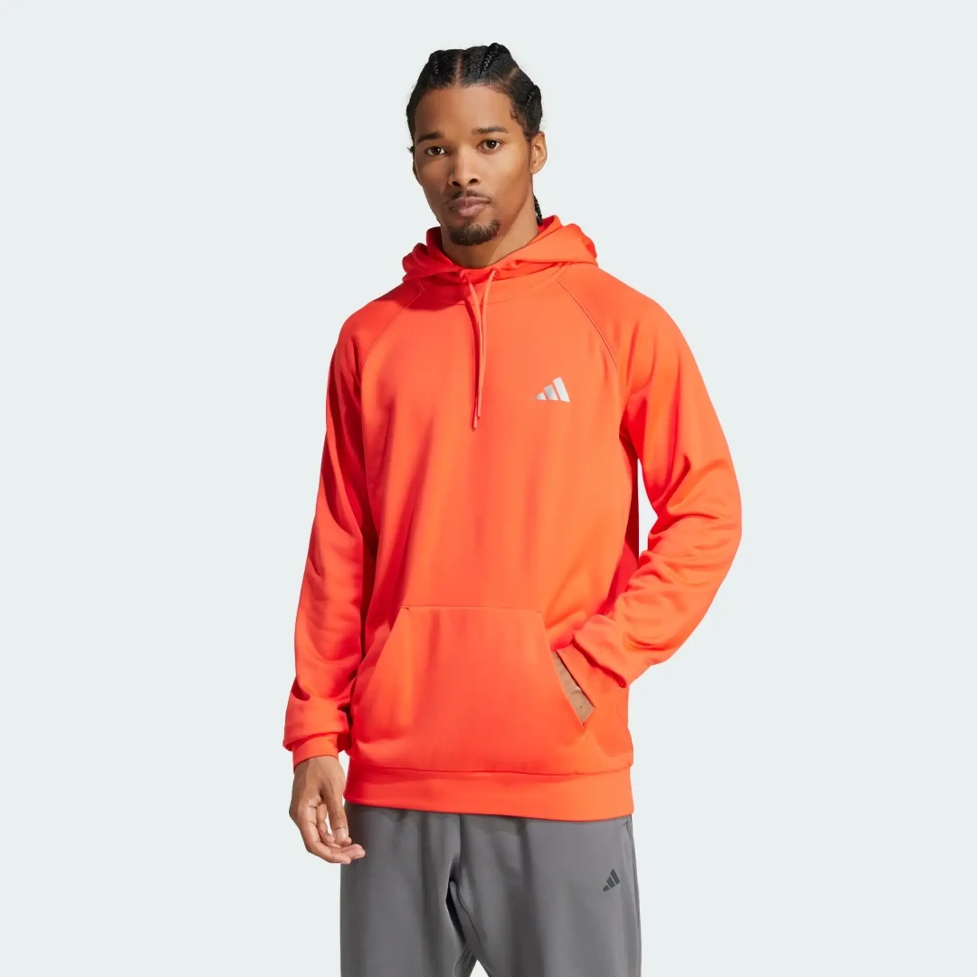 Adidas Game And Go Small Logo 3 Stripes Hoodie