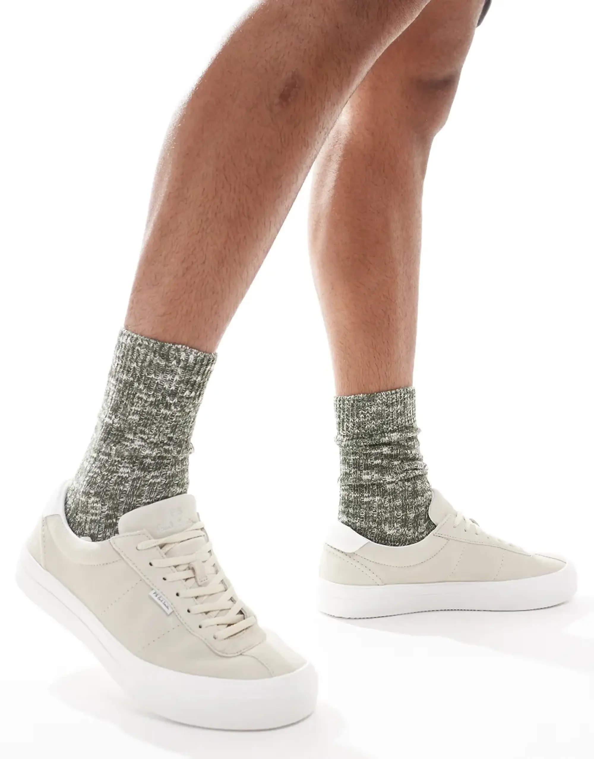 Ps Paul Smith Dillon Trainers In Cream-White