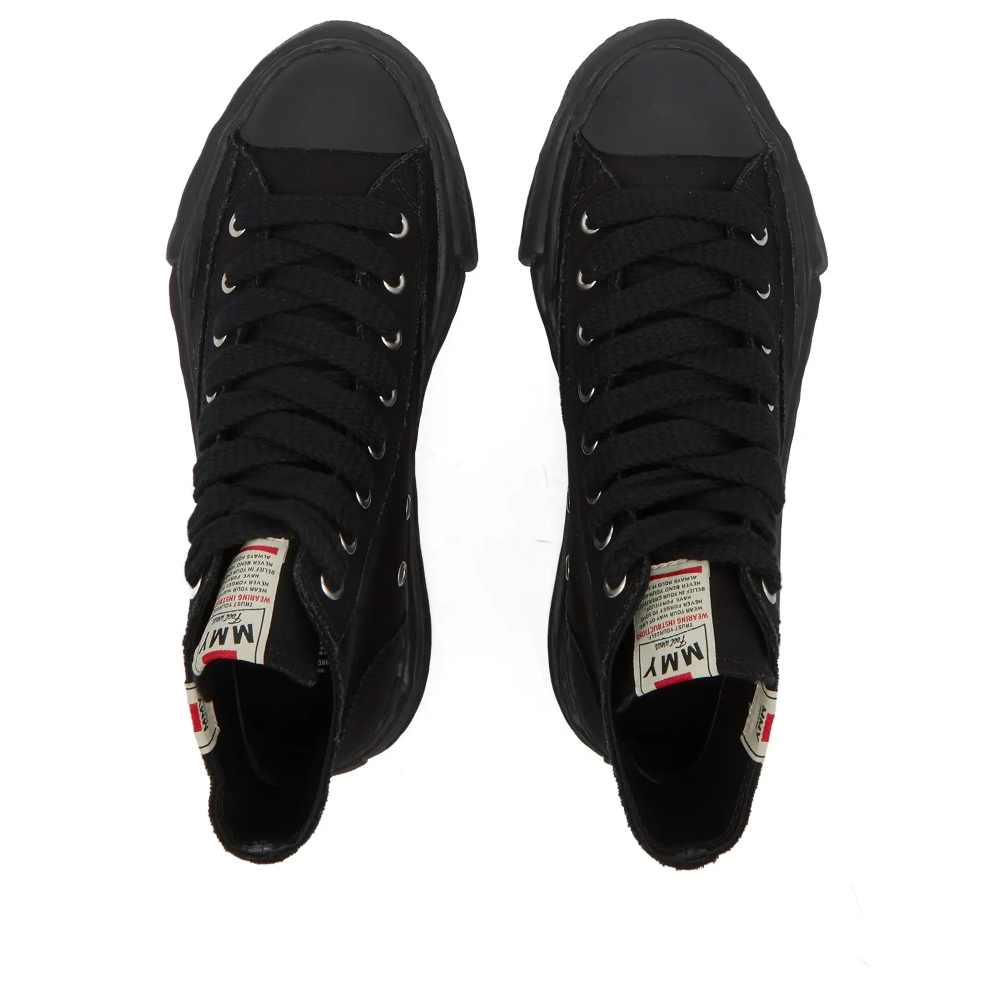 Maison MIHARA YASUHIRO Men's Peterson Original Hi Sneaker Black/Black