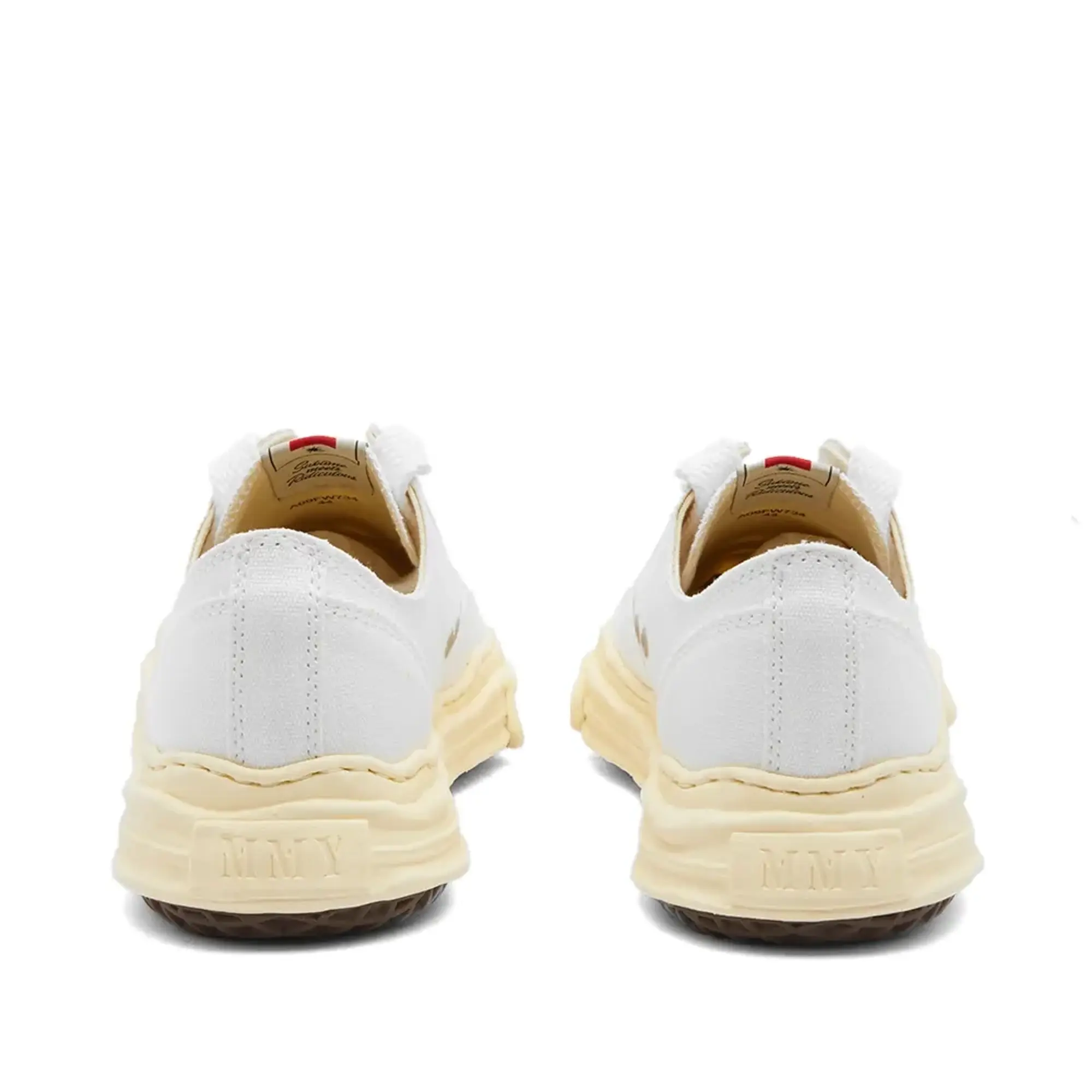 Maison MIHARA YASUHIRO Men's Hank Original Vintage Low Sneaker White