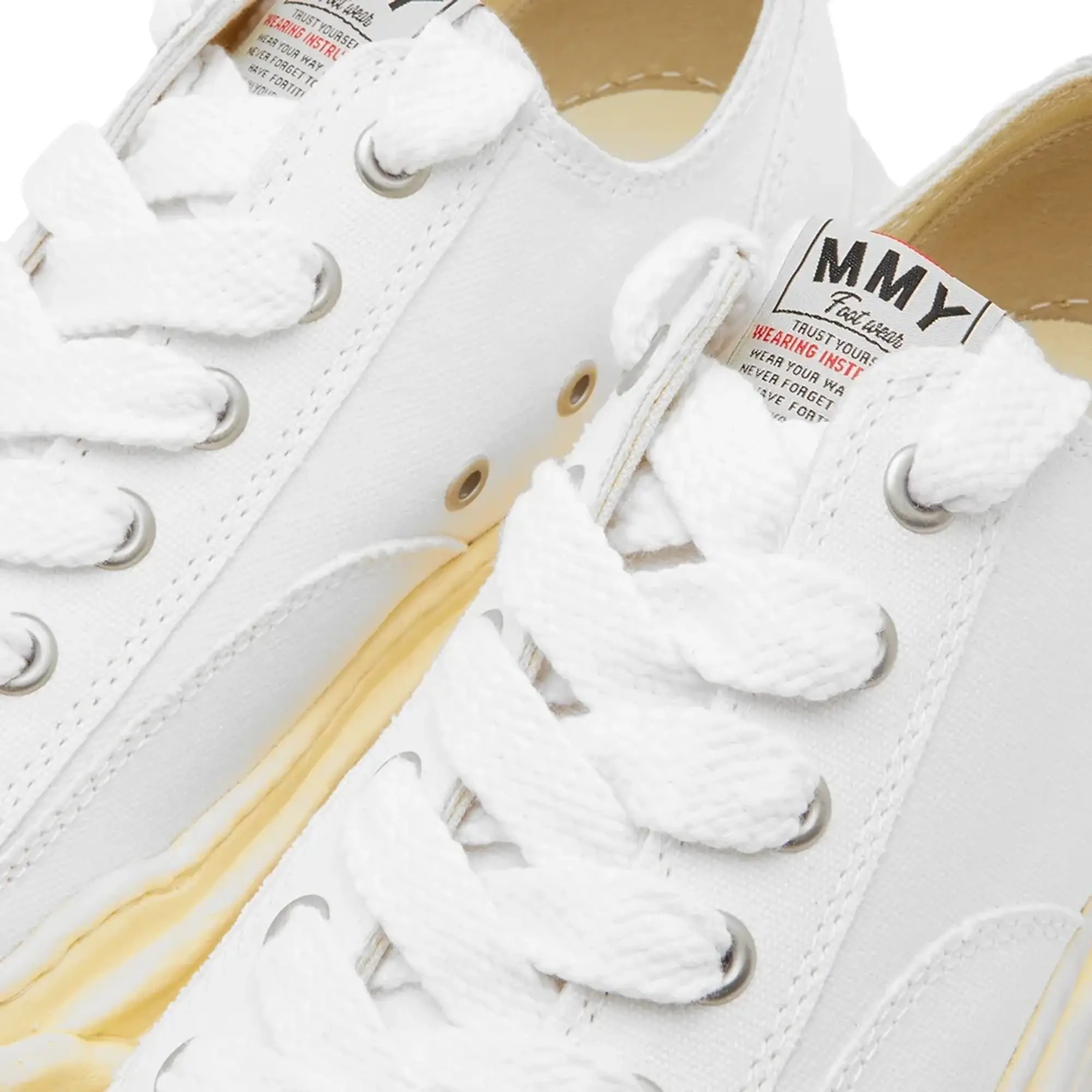 Maison MIHARA YASUHIRO Men's Hank Original Vintage Low Sneaker White