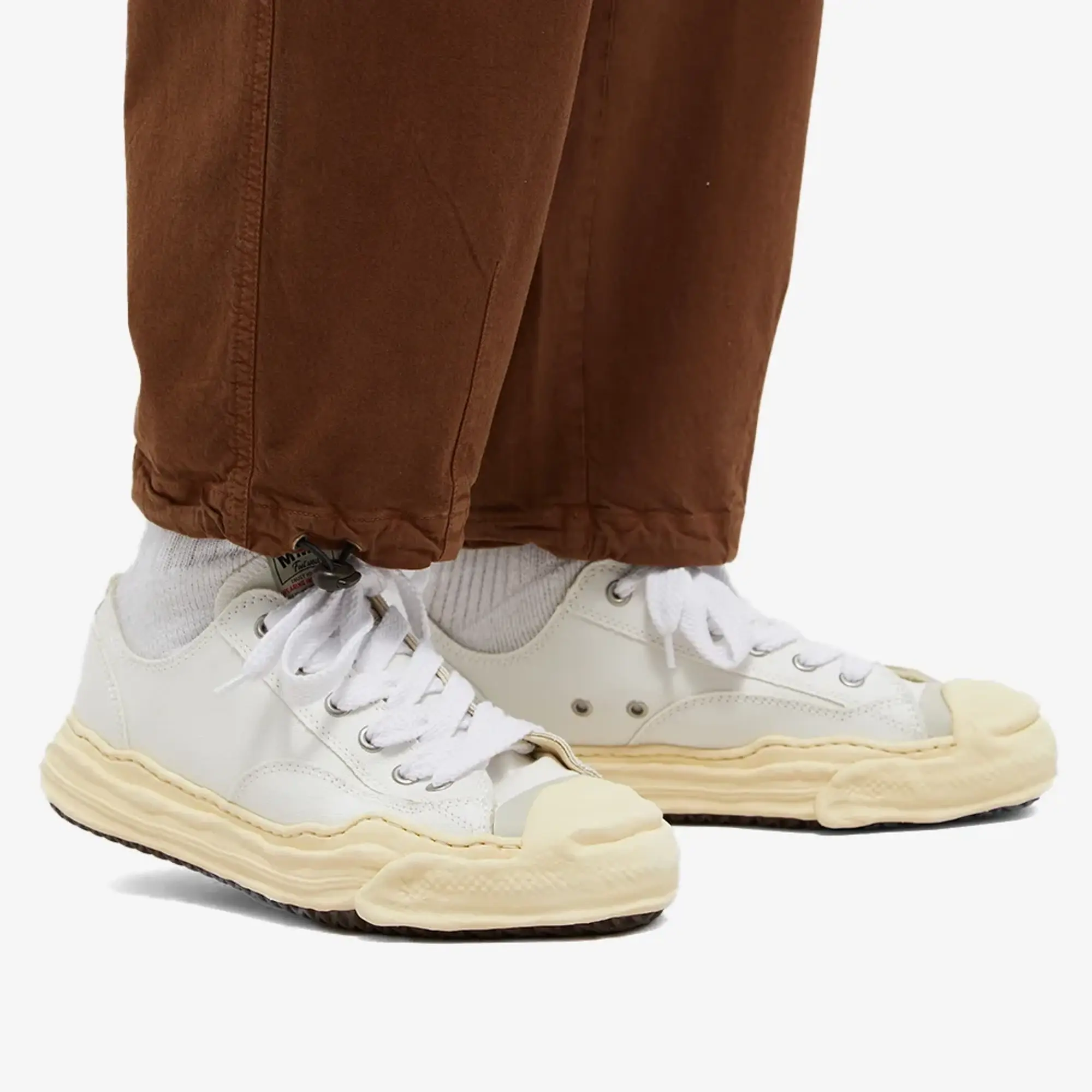 Maison MIHARA YASUHIRO Men's Hank Original Vintage Low Sneaker White