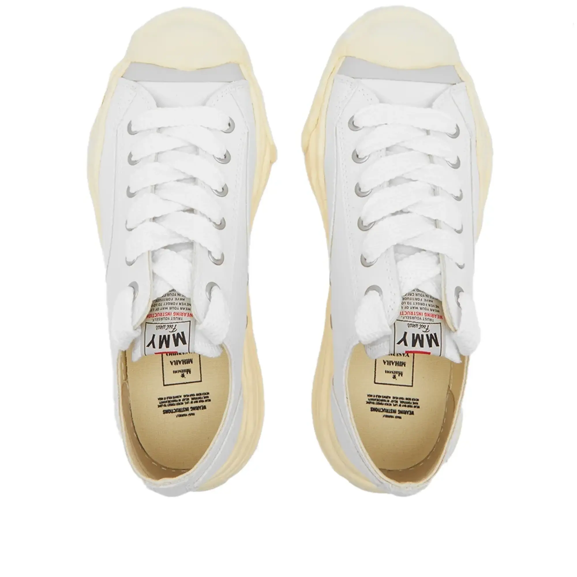Maison MIHARA YASUHIRO Men's Hank Original Vintage Low Sneaker White