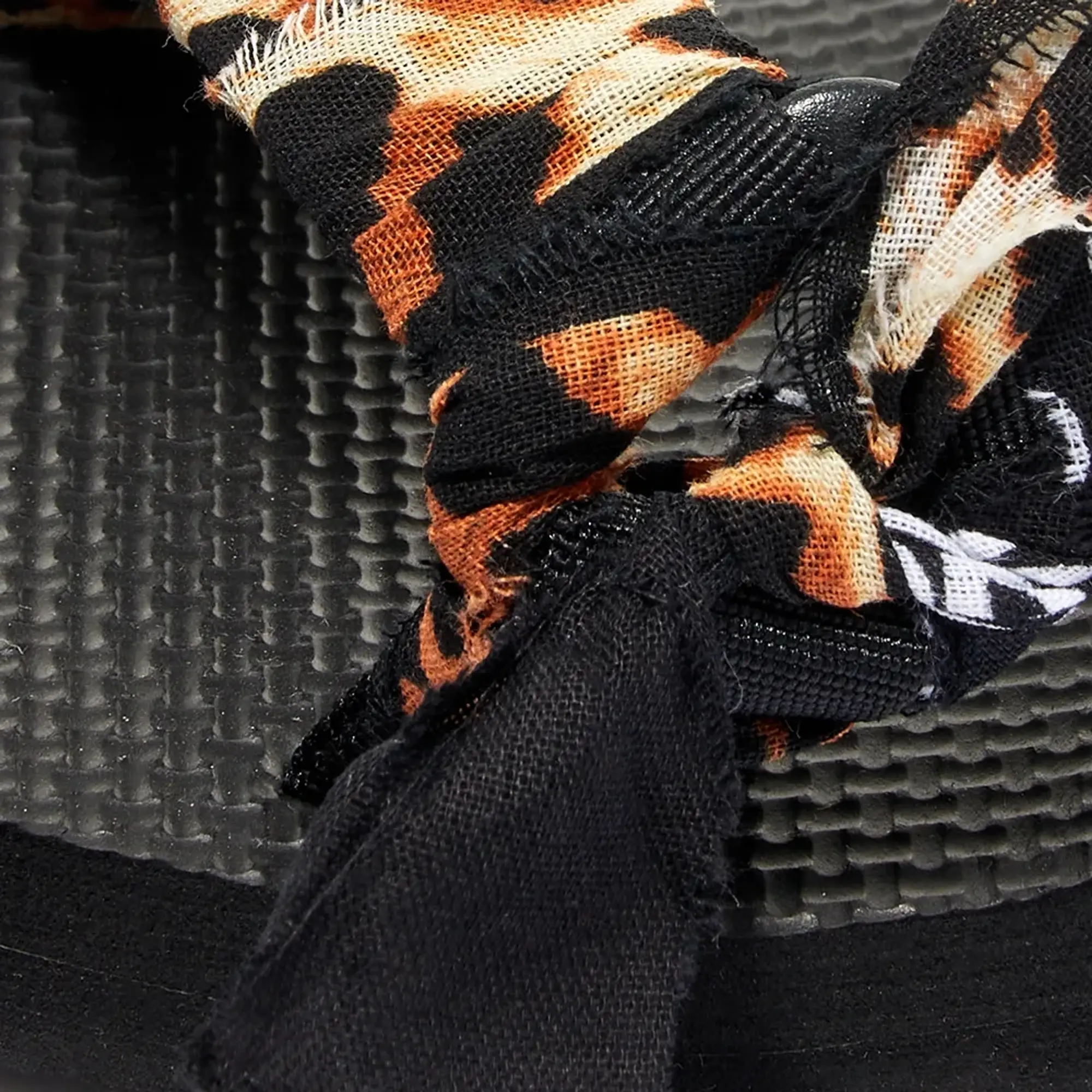 JW Anderson Women's Logo Popover Hoodie Leopard Black