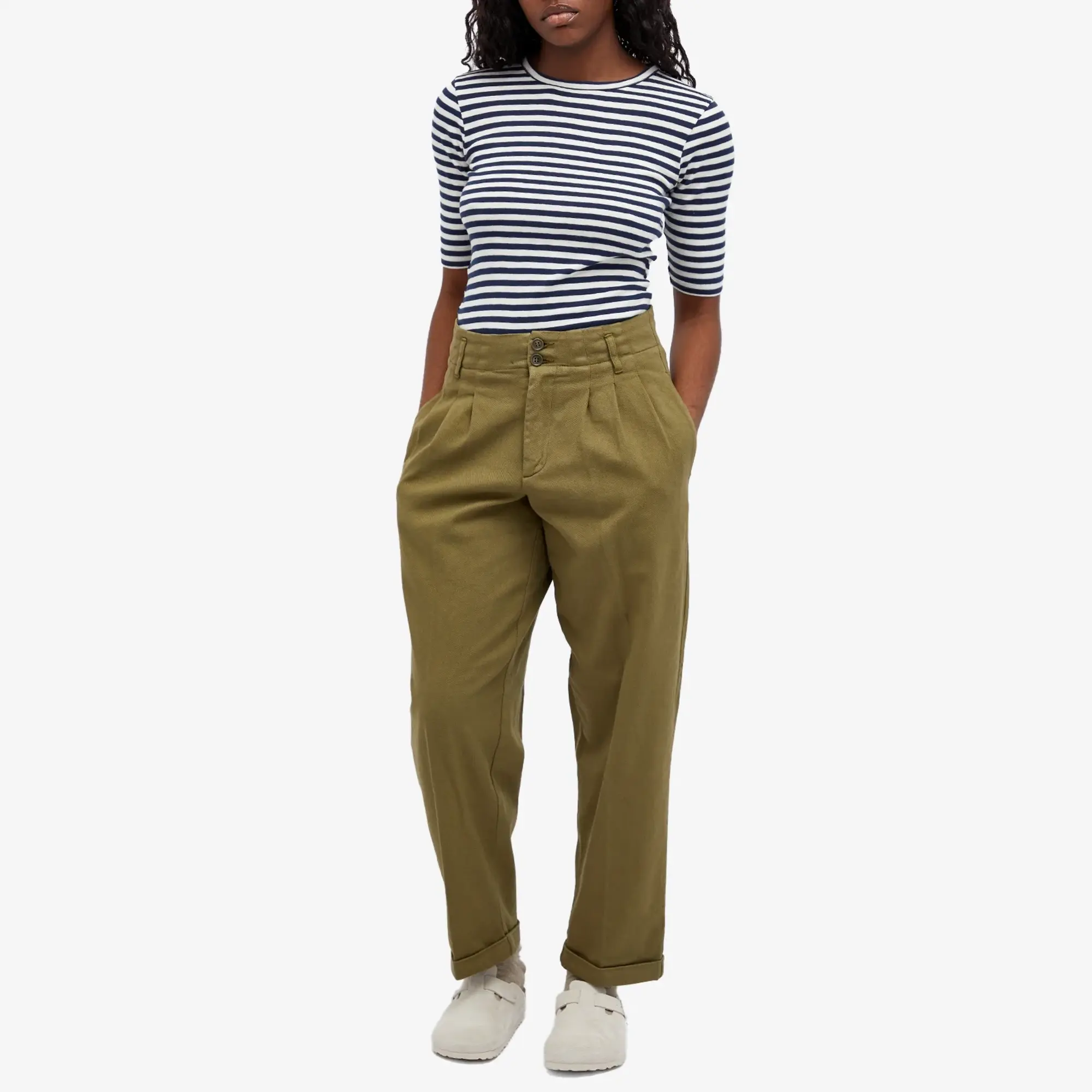 YMC Women's Earth Keaton Trouser Olive