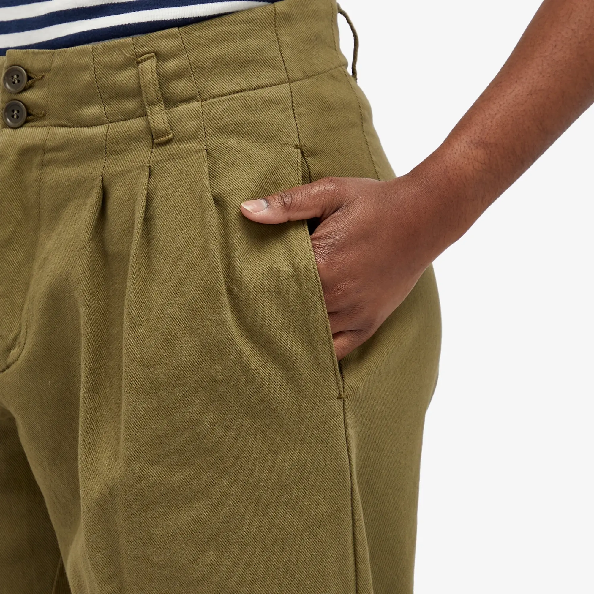YMC Women's Earth Keaton Trouser Olive