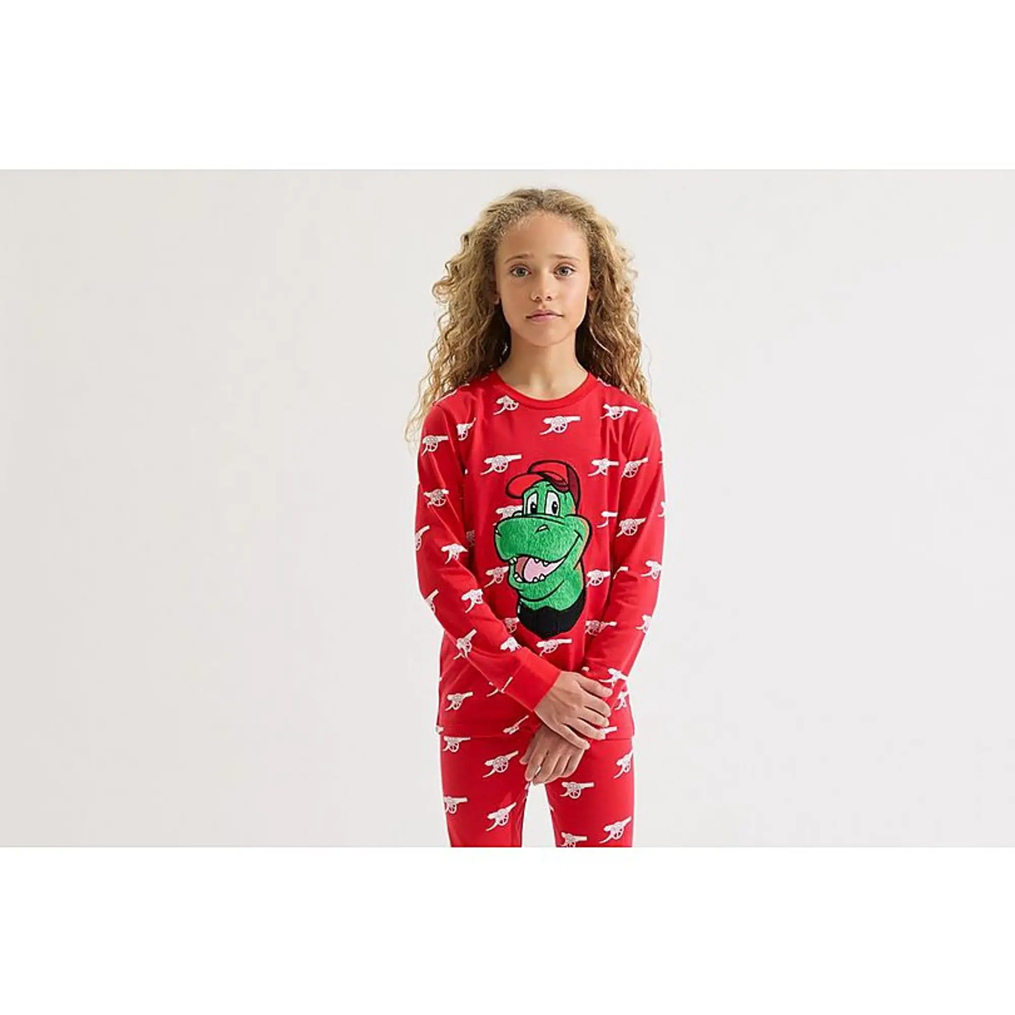 Arsenal Kids Gunnersaurus Red Lounge Set, Multicolor
