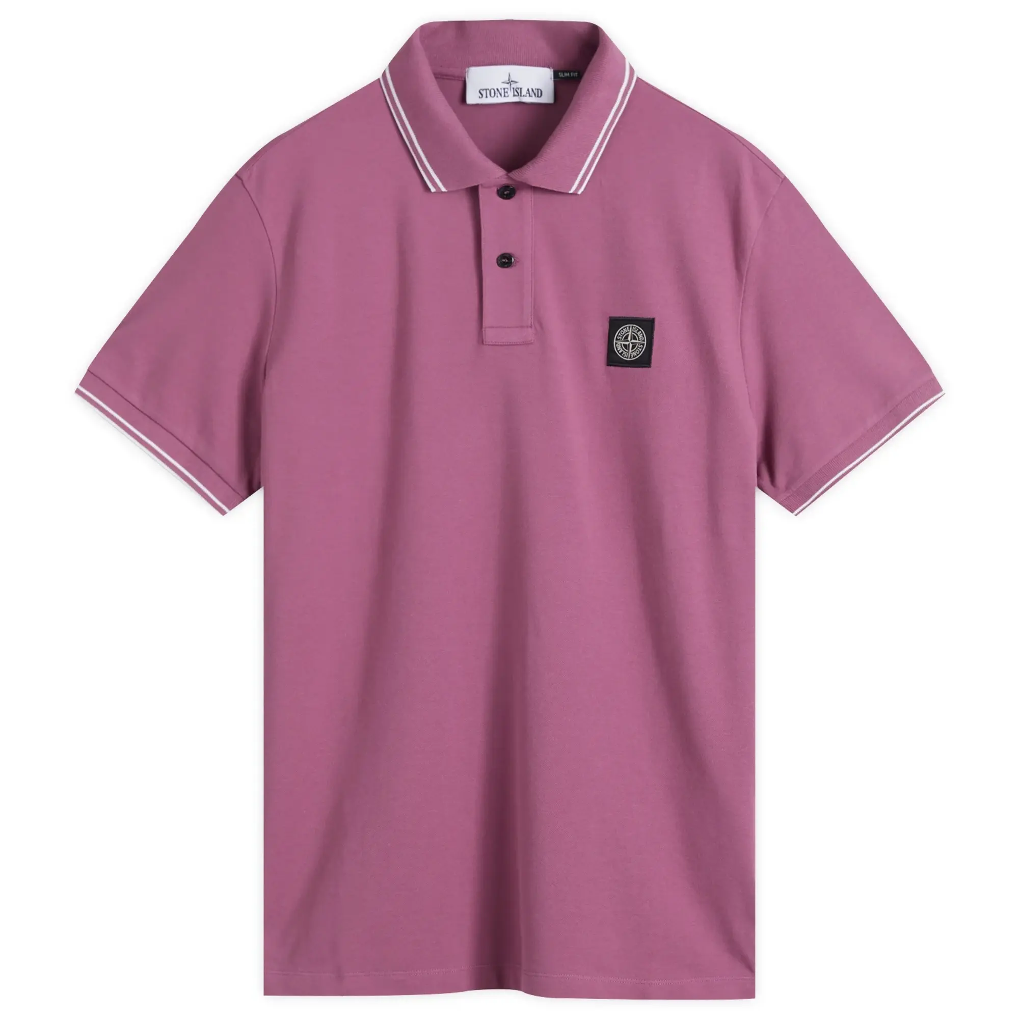 Stone Island Men's Patch Polo Rose Quartz