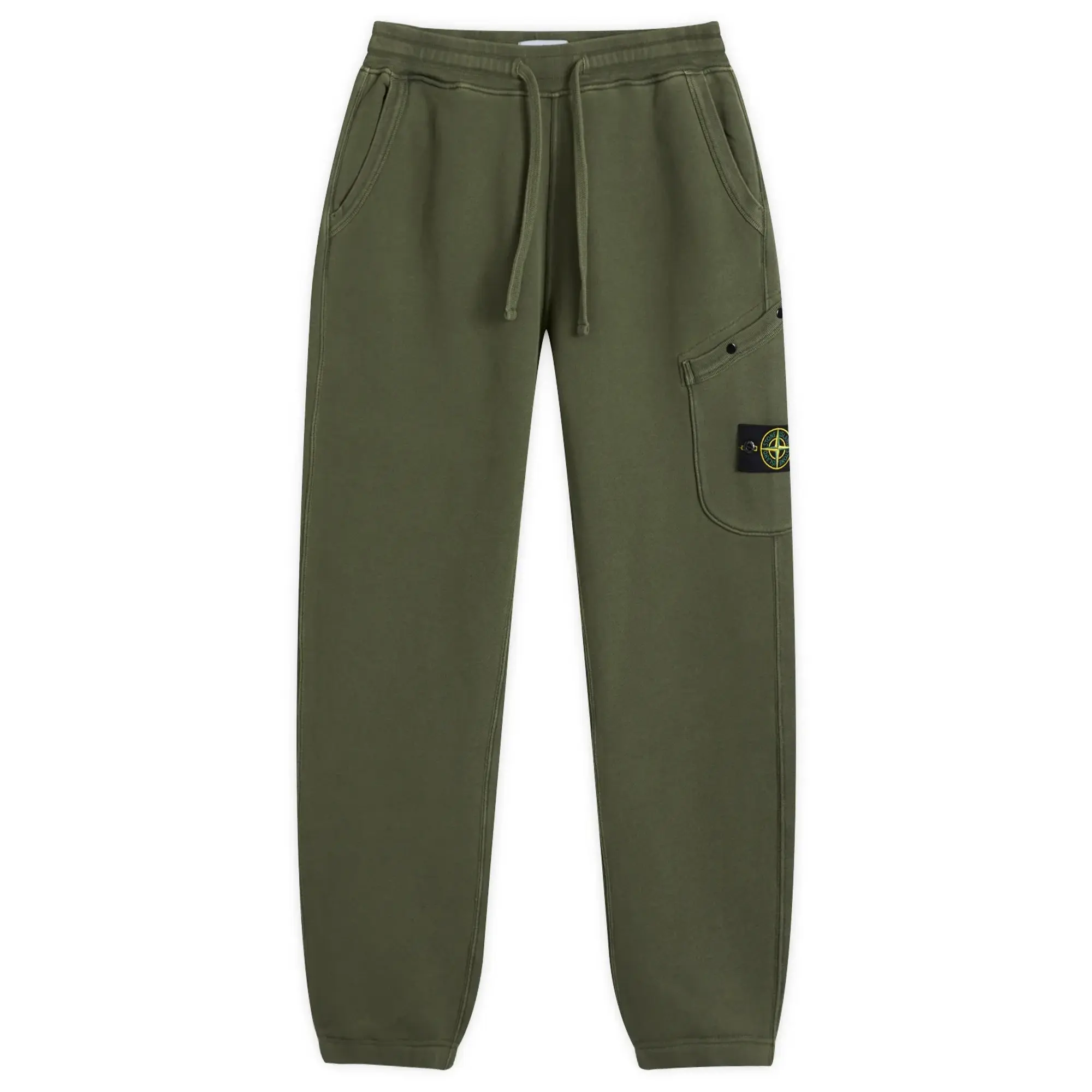 Stone Island Men's Diagonal Fleece Old Effect Pocket Jogger Musk