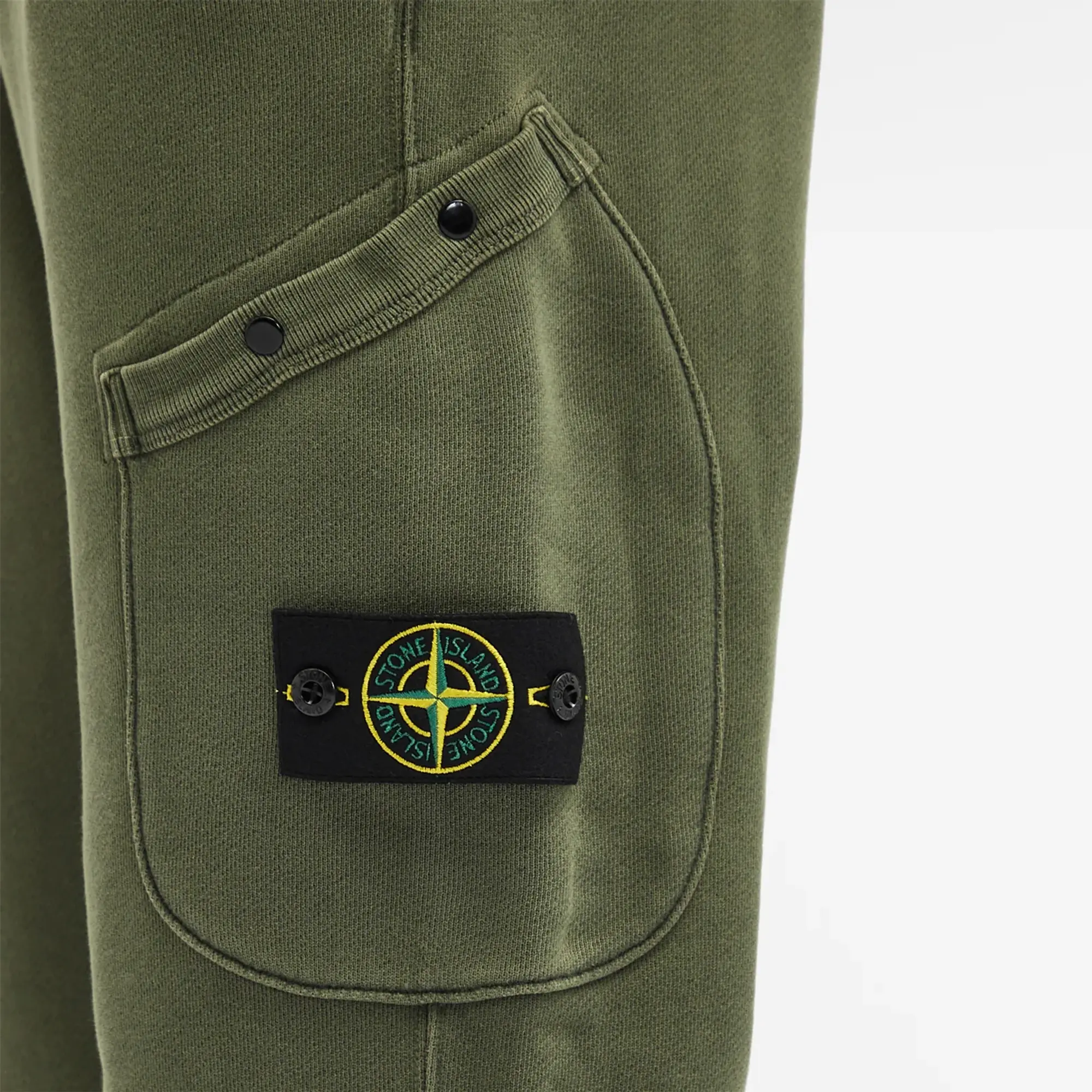 Stone Island Men's Diagonal Fleece Old Effect Pocket Jogger Musk