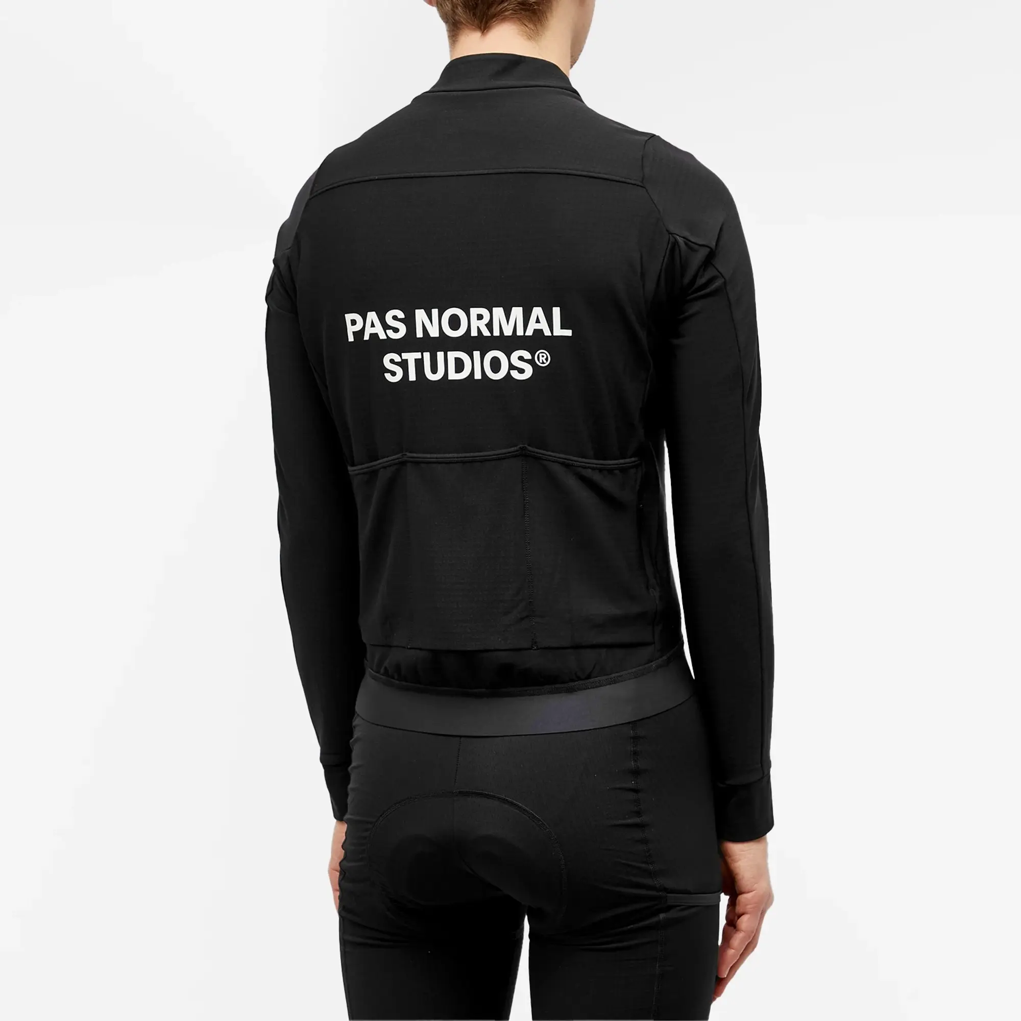 Pas Normal Studios Men's Long Sleeve Essential Jersey Black