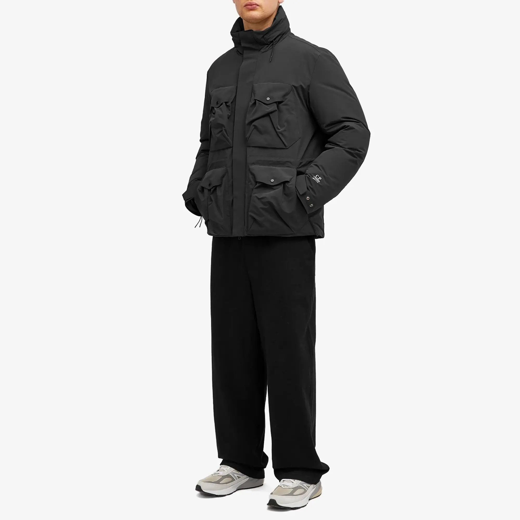 C.P. Company Men's Micro-M Recycled Jacket Black