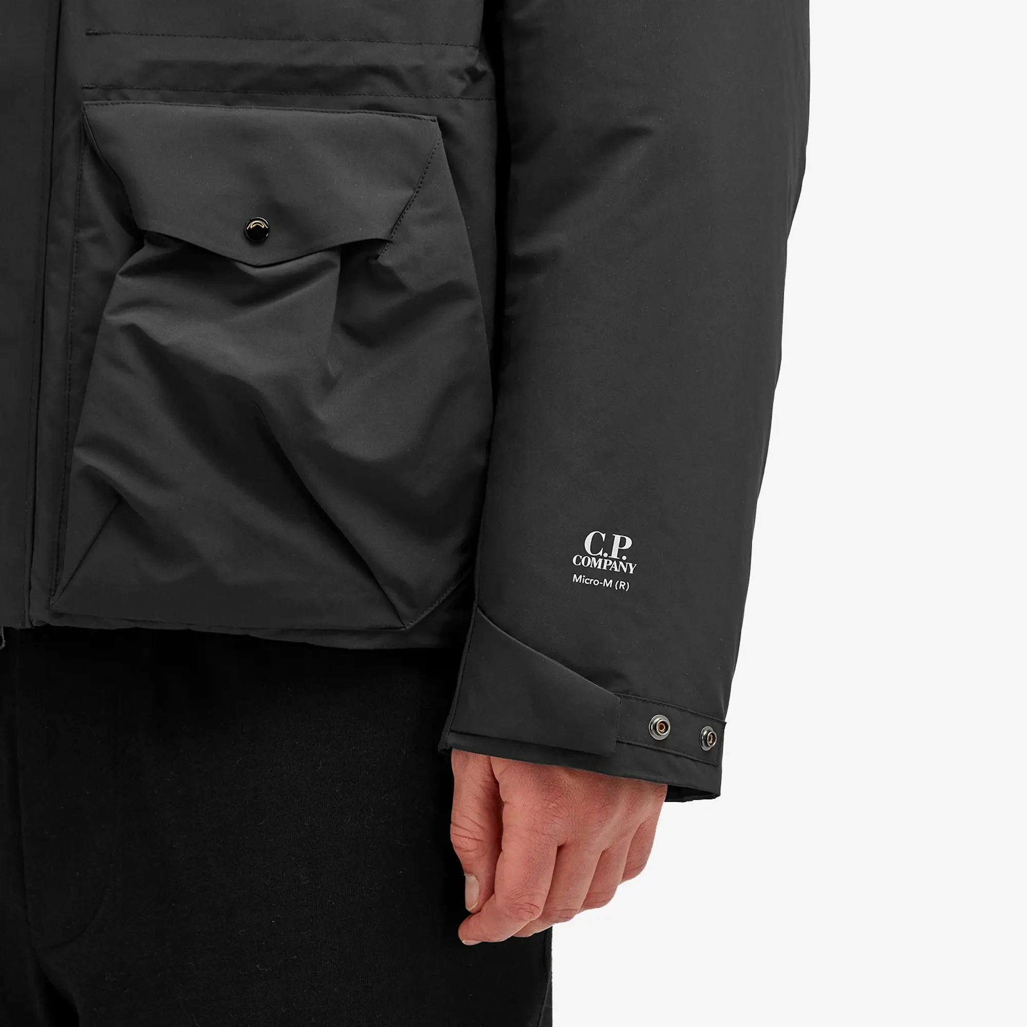 C.P. Company Men's Micro-M Recycled Jacket Black