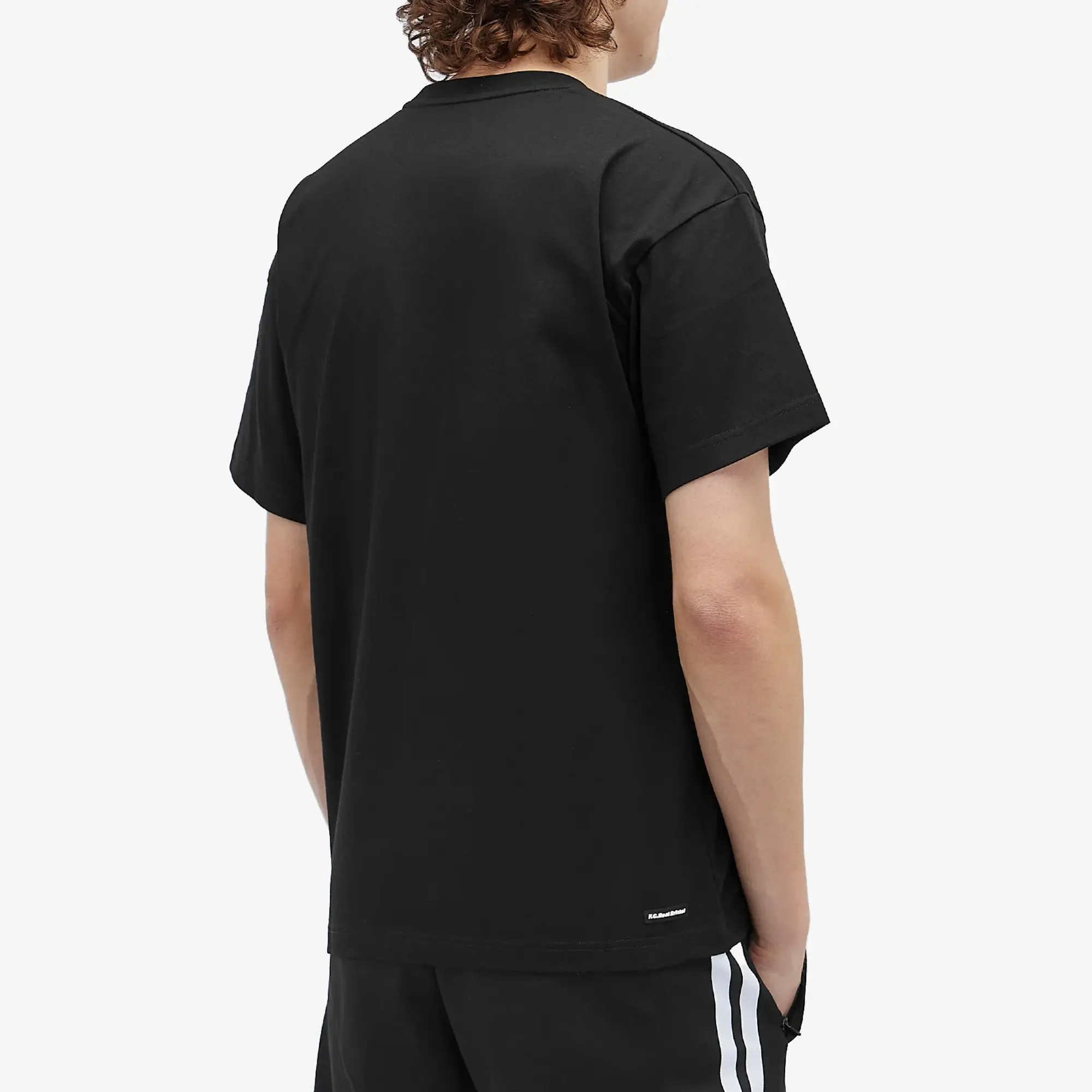 F.C. Real Bristol Men's Blurred Logo T-Shirt Black