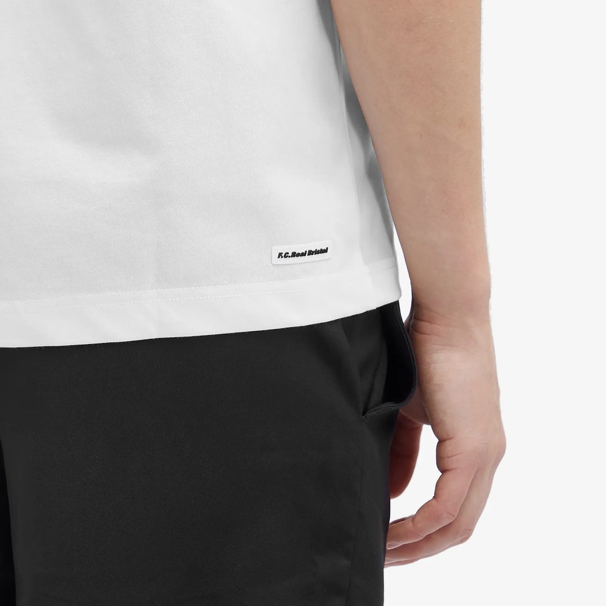 F.C. Real Bristol Men's Blurred Logo T-Shirt White