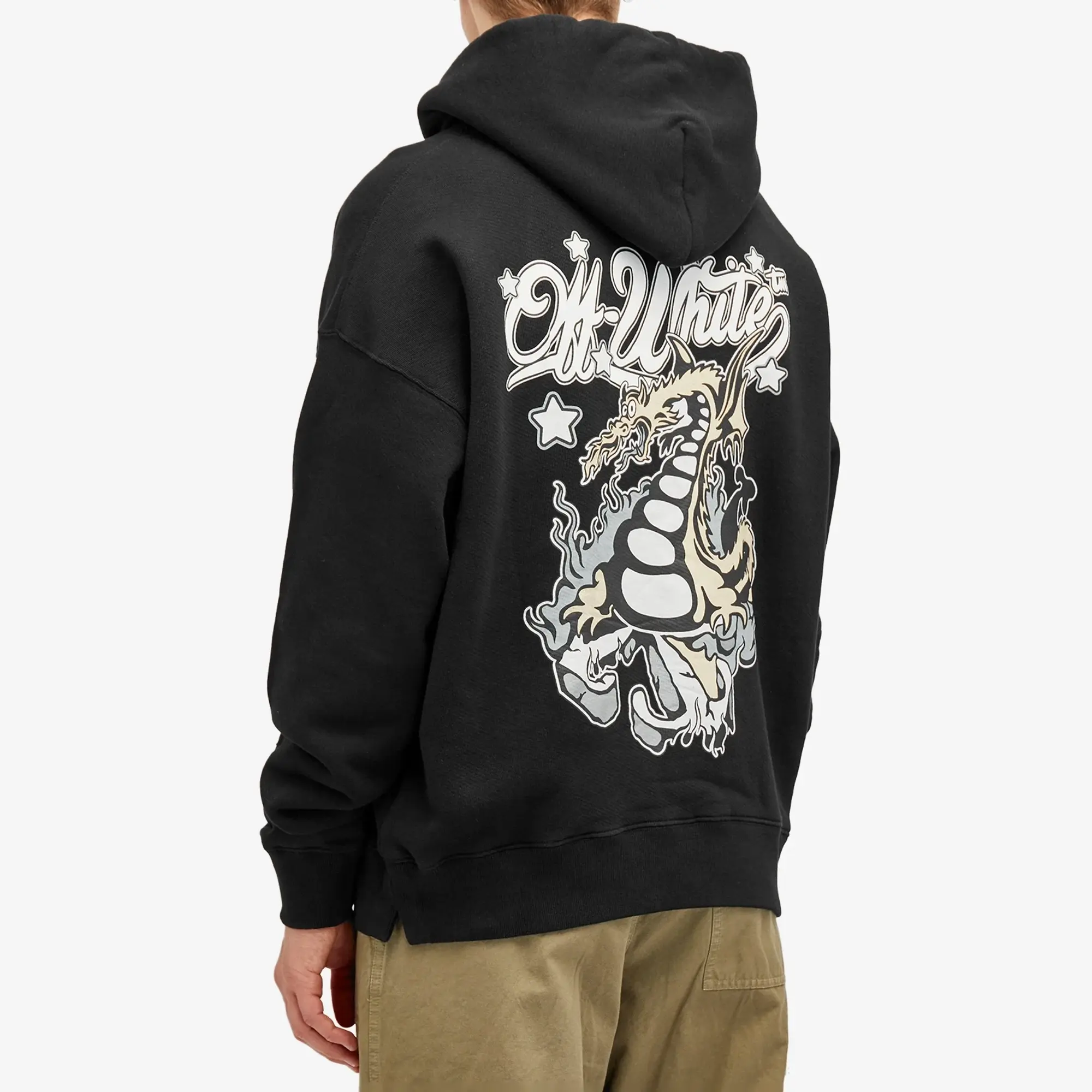 Off-White Men's Dragon Skate Hoodie Black